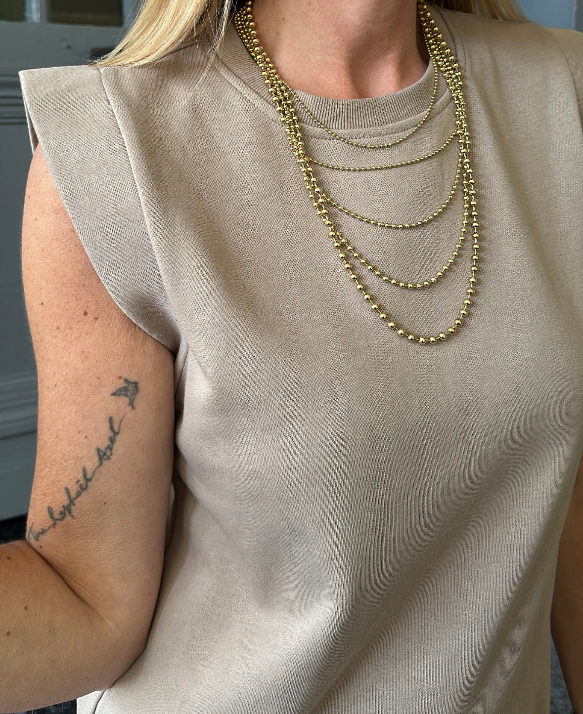 Robe CHILLI SUMMER Taupe PIECES