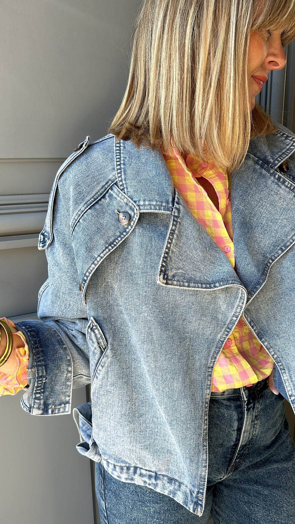 Veste SIRIELLE Bleu Denim