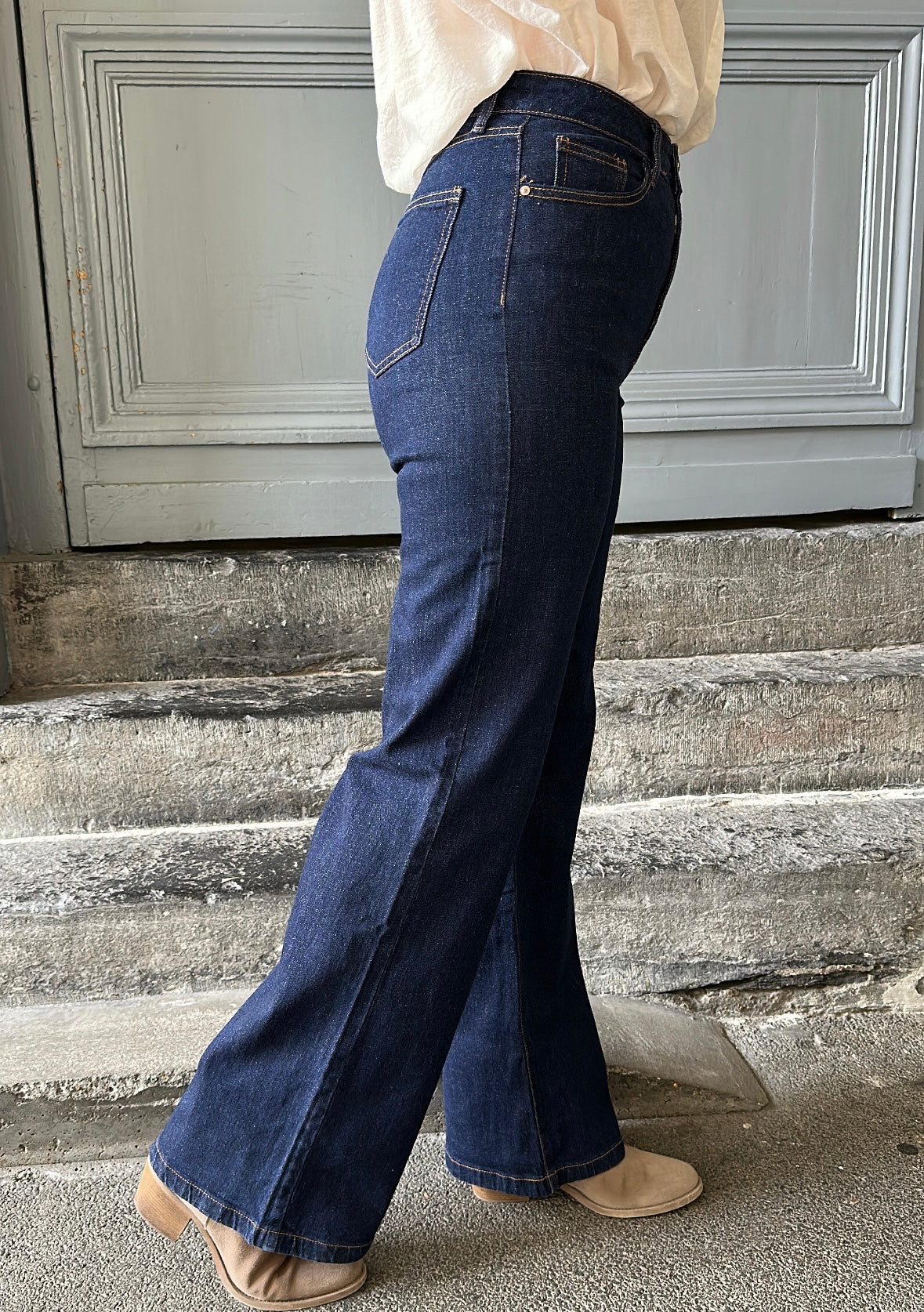 Jean Wide Leg brut BARBARA ORAIJE