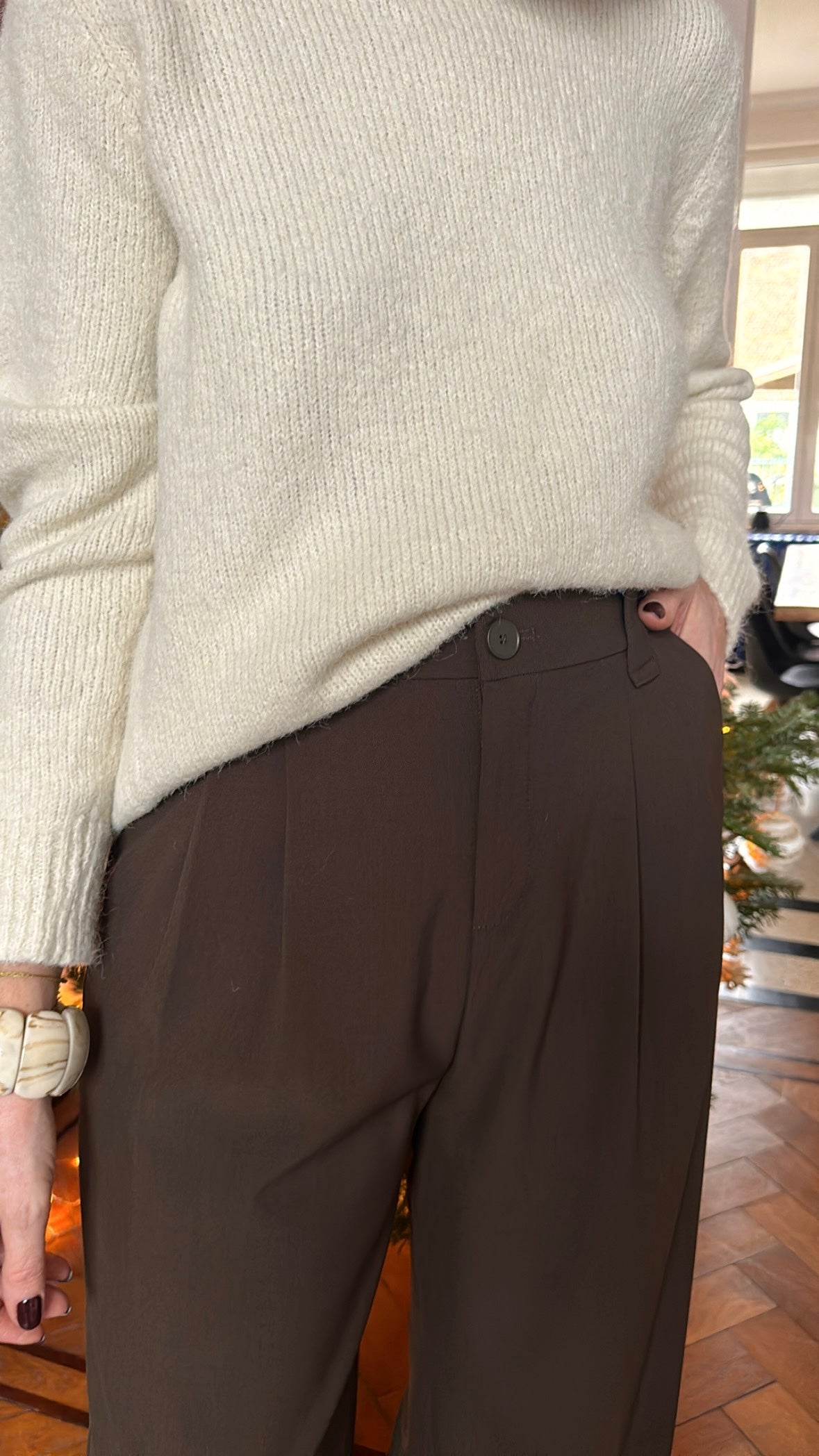 Pantalon FÉLIX Chocolat