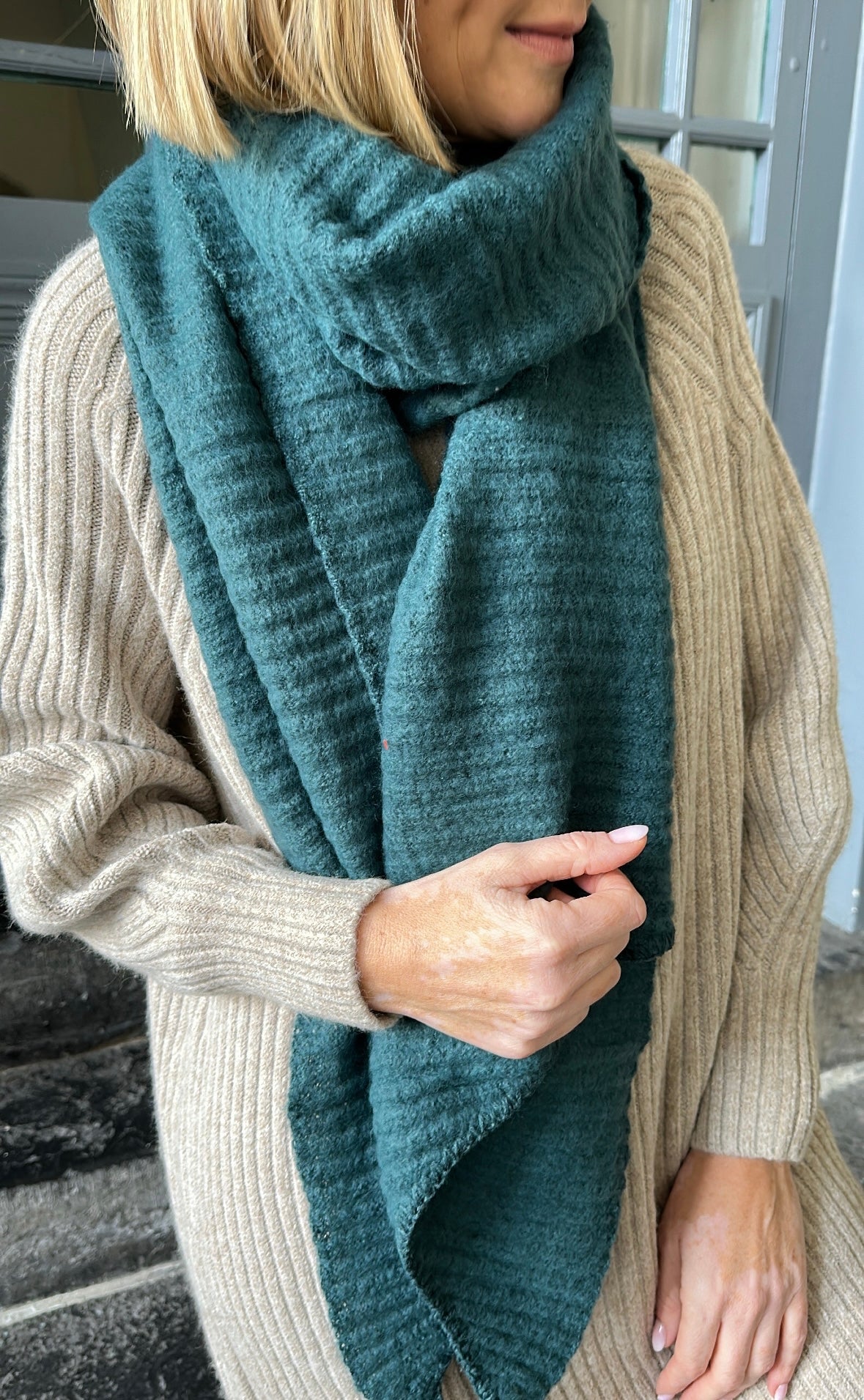 Écharpe PYRON PIECES Vert canard
