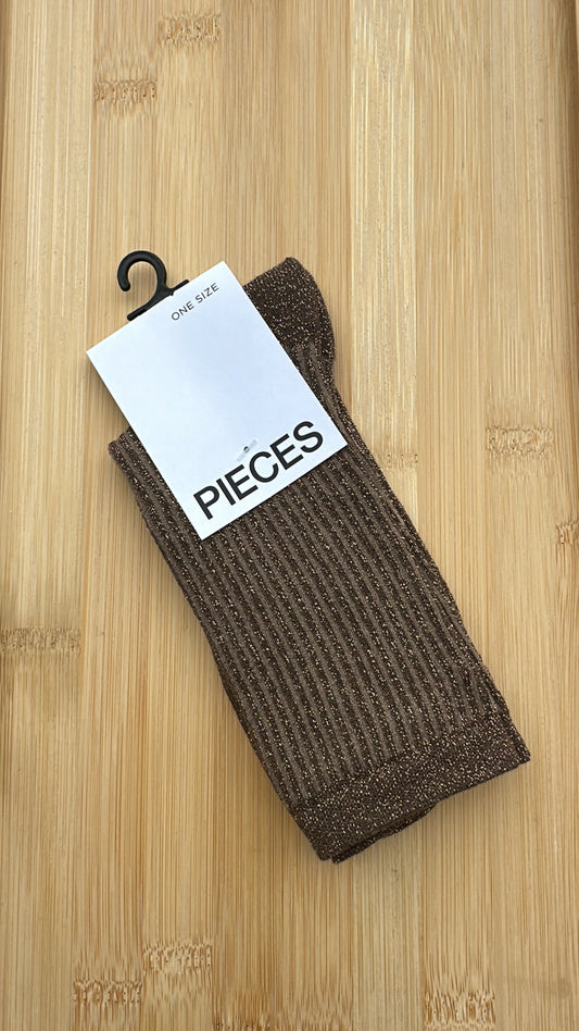 Chaussettes SEBBY Marron/Cuivré
