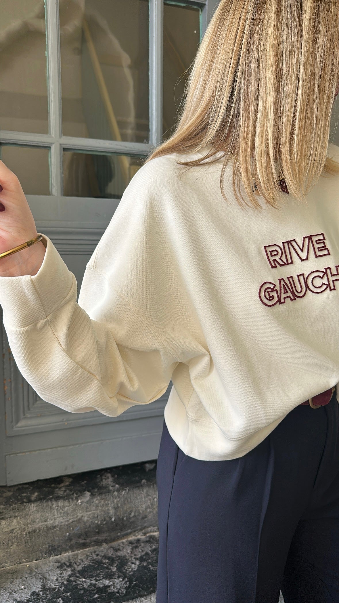 Sweat RIVE GAUCHE Écru