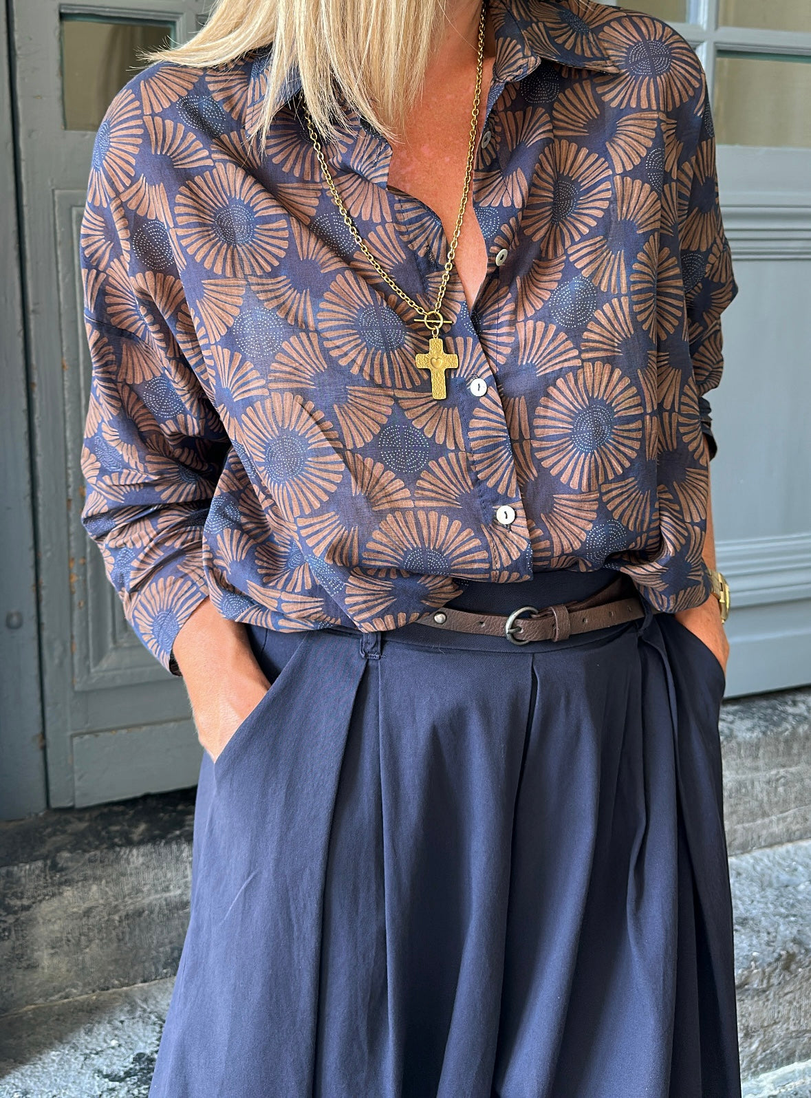 Chemise EVY Bleu marine