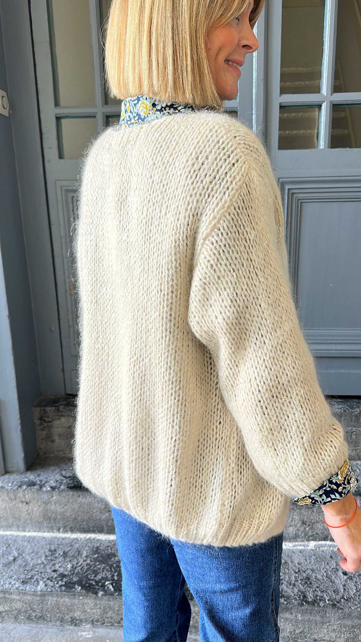 Gilet BERNADETTE beige