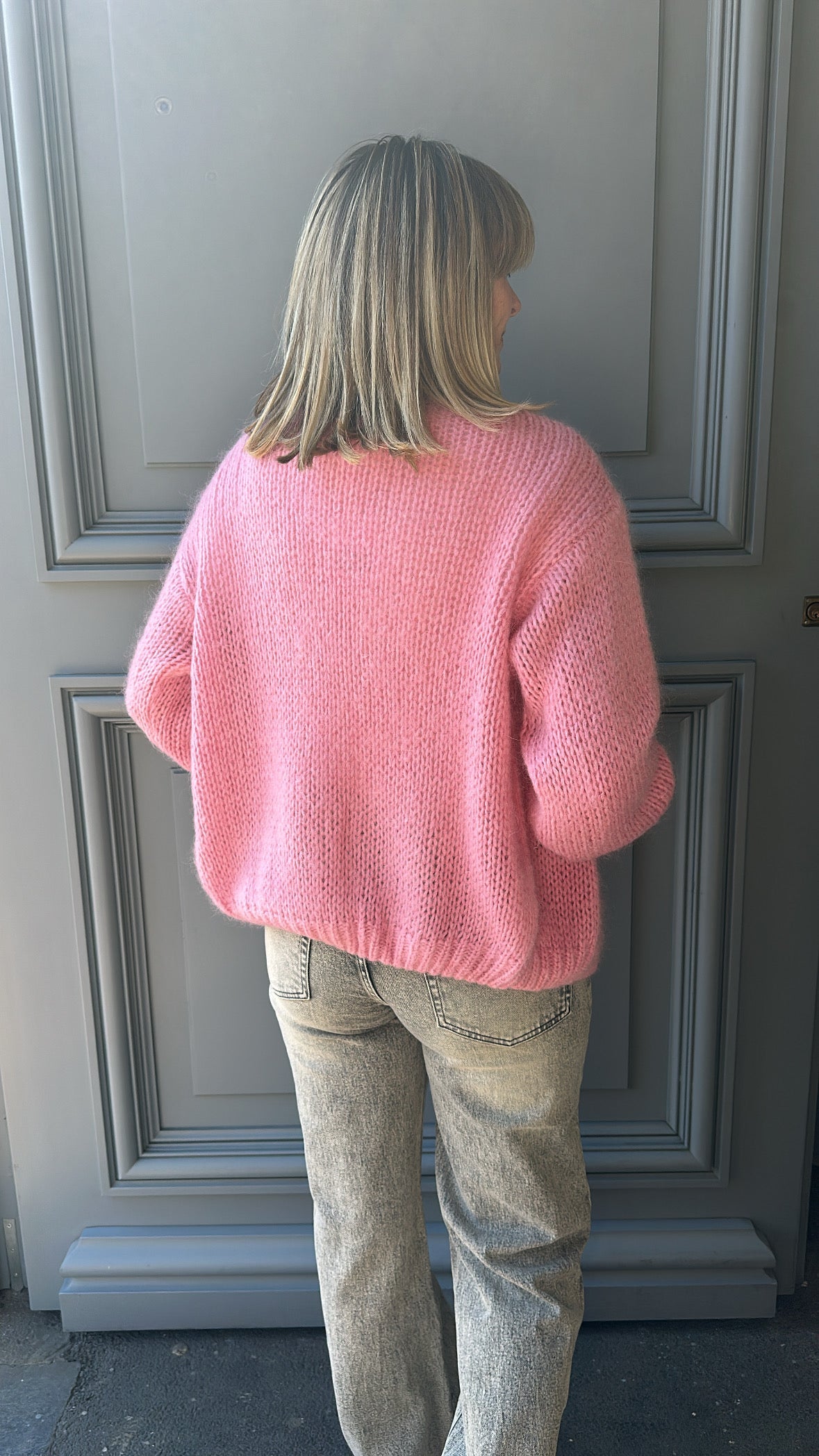 Gilet BERNADETTE Rose