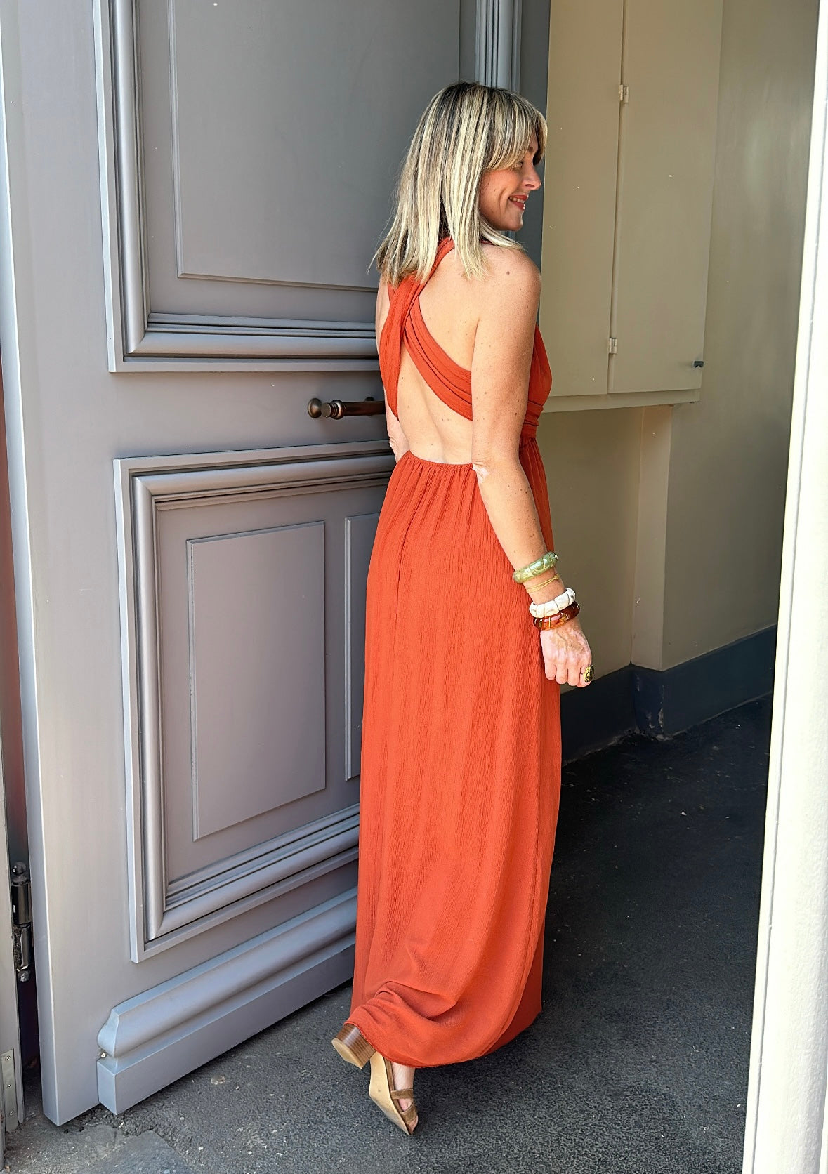 Robe INÈS Terracota