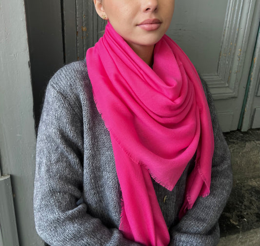 Écharpe HAILEY PIECES Fushia