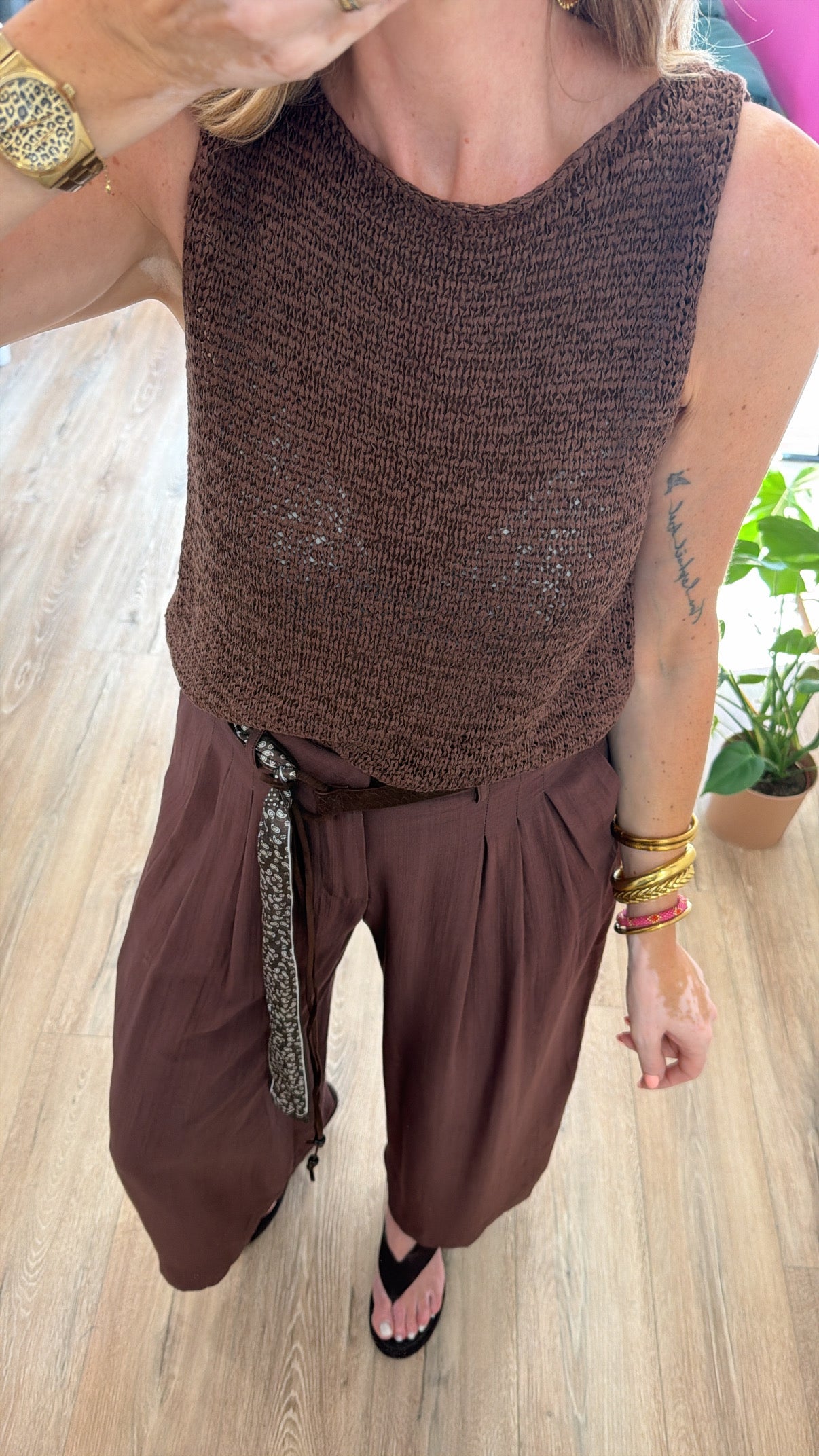 Top CARLA chocolat