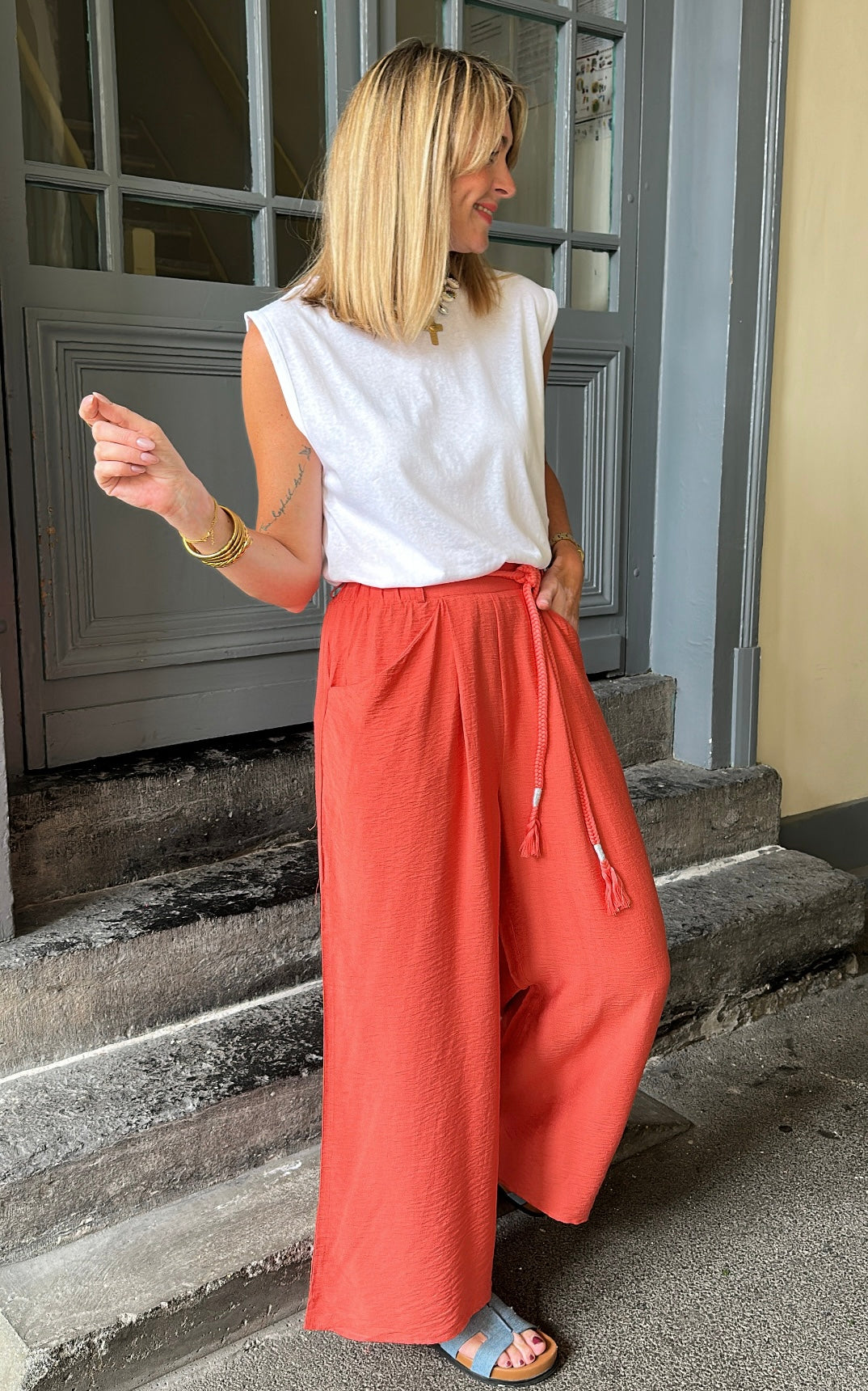 Pantalon PABLO Corail