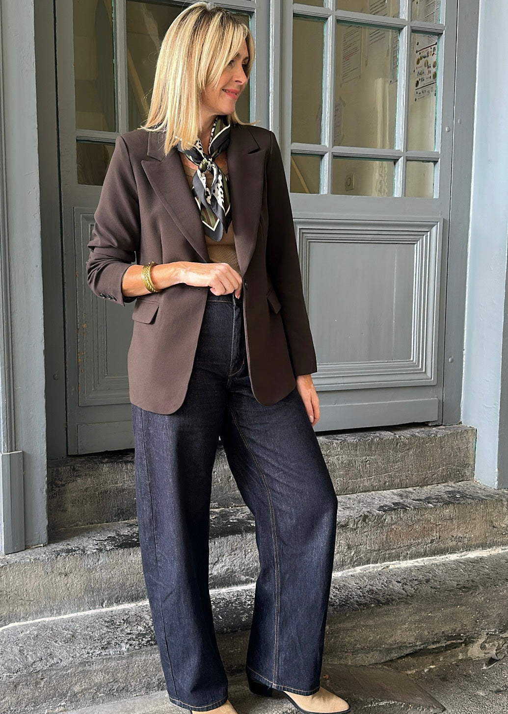 Blazer MÉGANE Chocolat