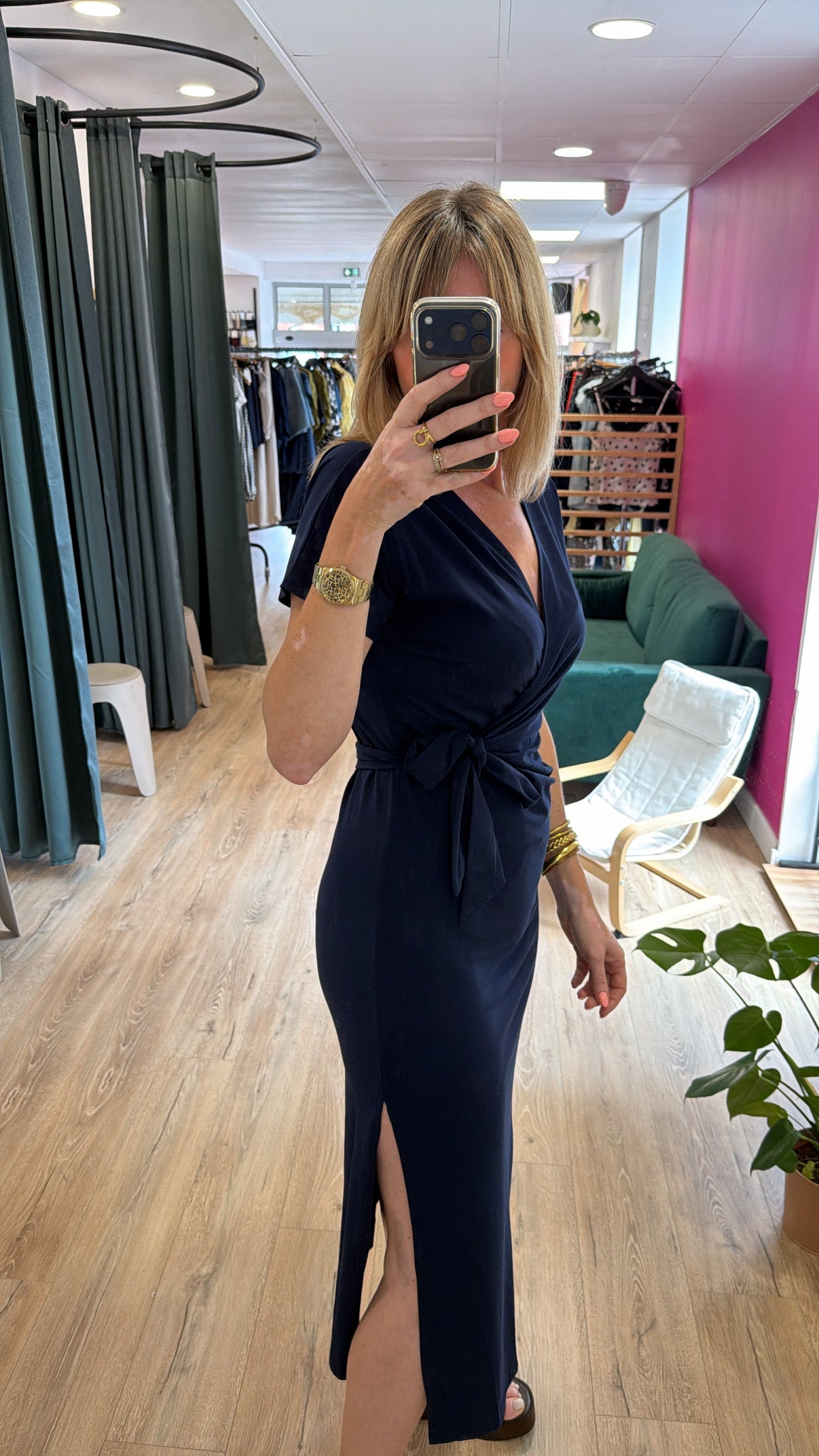 Robe MILENA Bleu Marine