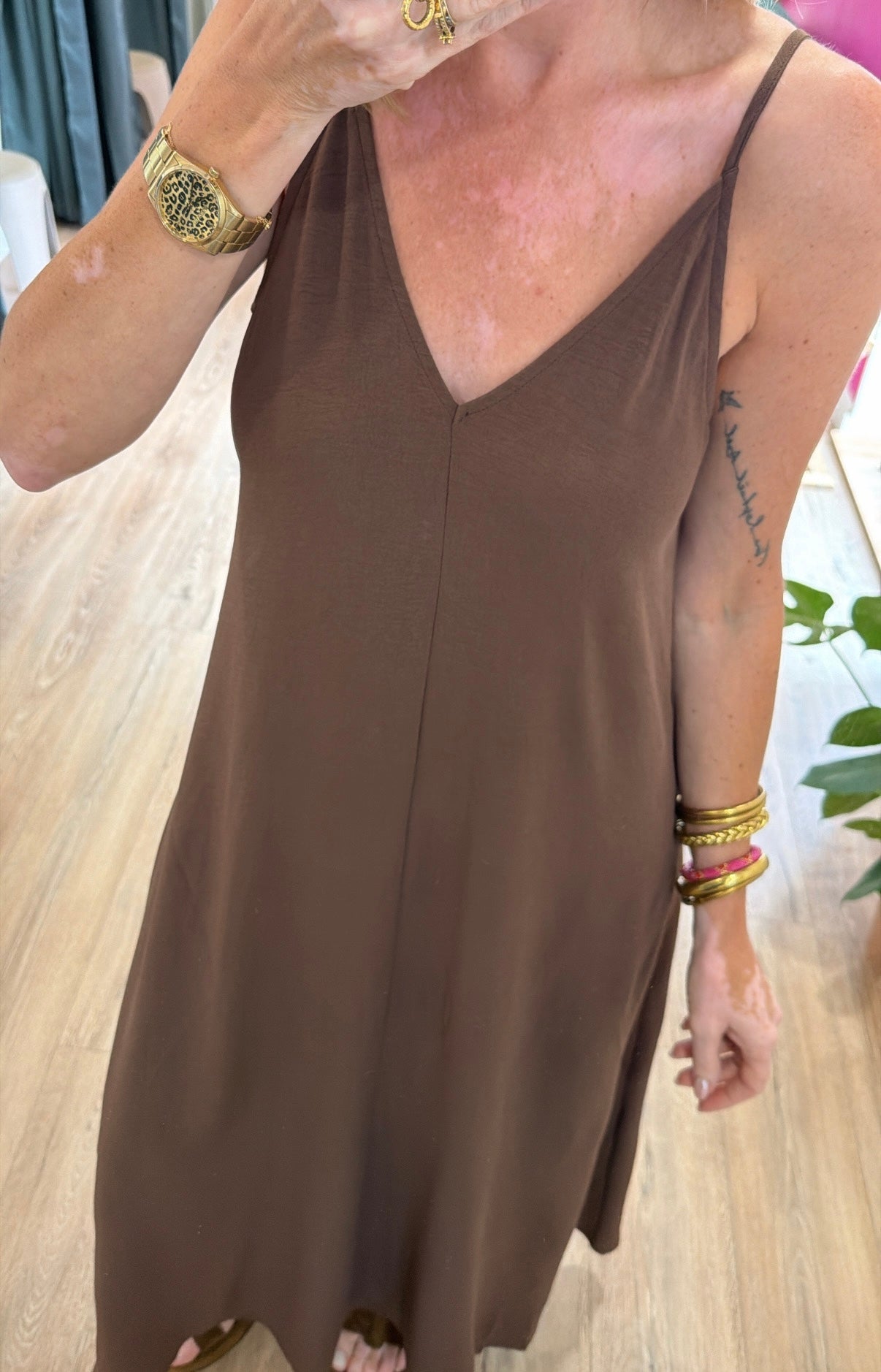 Robe CÉLESTE Chocolat