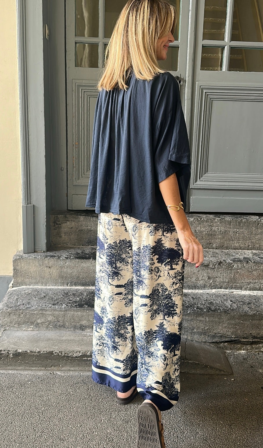 Blouse ANITA Bleu marine