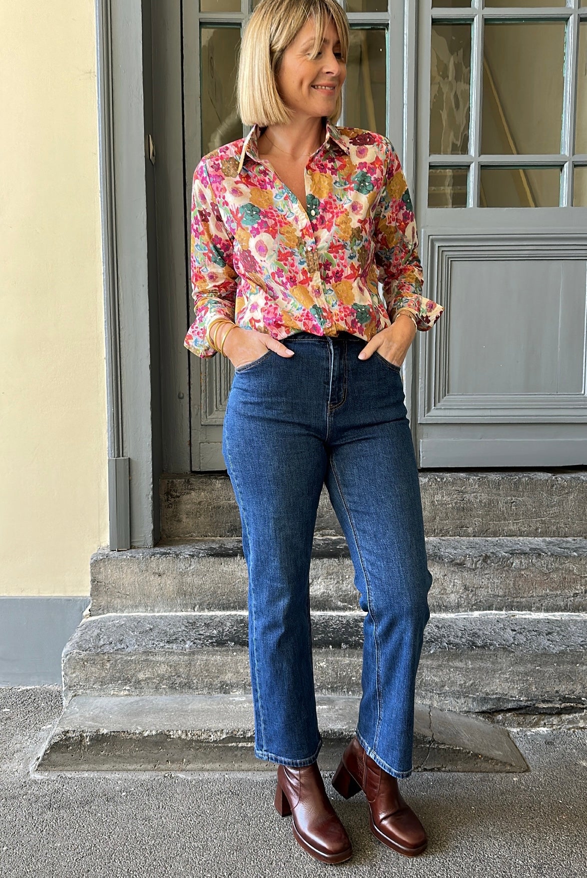 Jean bleu medium SOLANGE ORAIJE