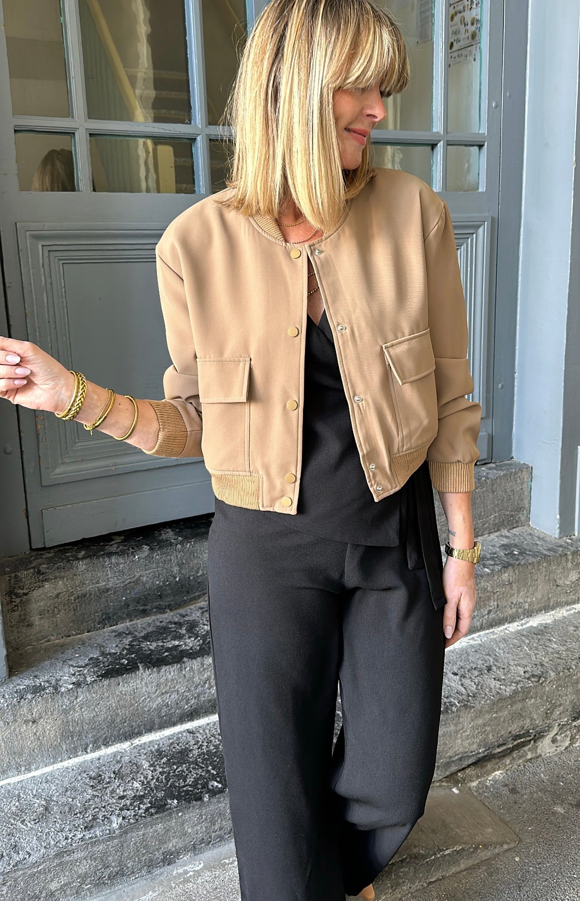 Bomber GARANCE Taupe