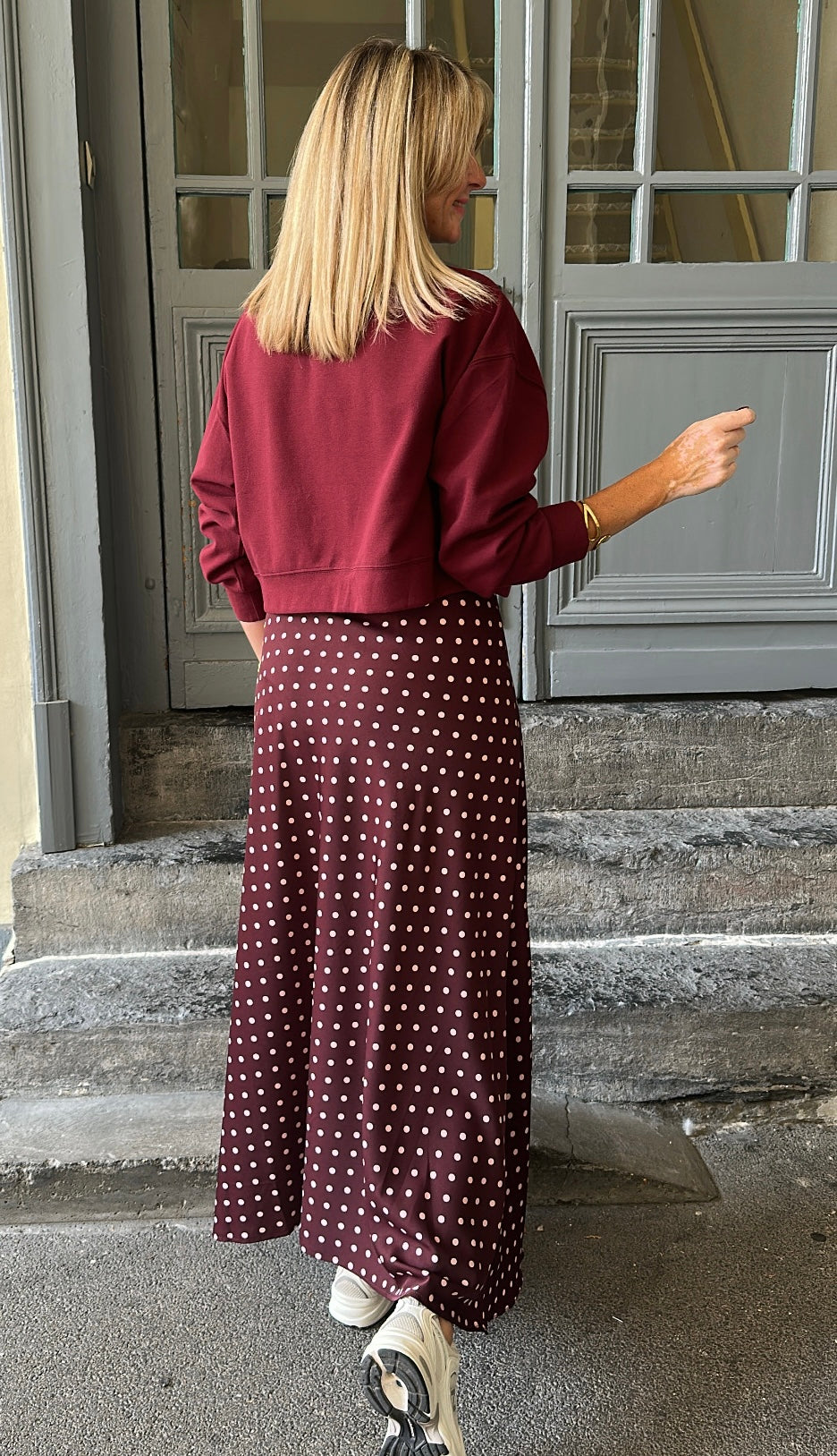 Jupe HELENA Bordeaux