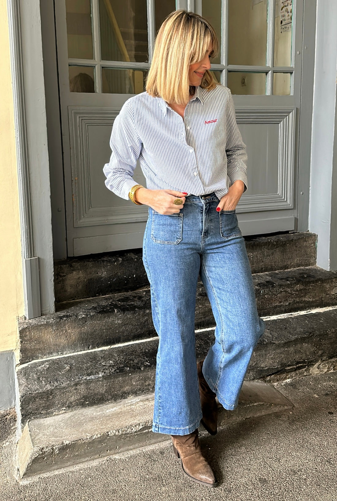 Jean WIDE VIOLETTE Denim ORAIJE