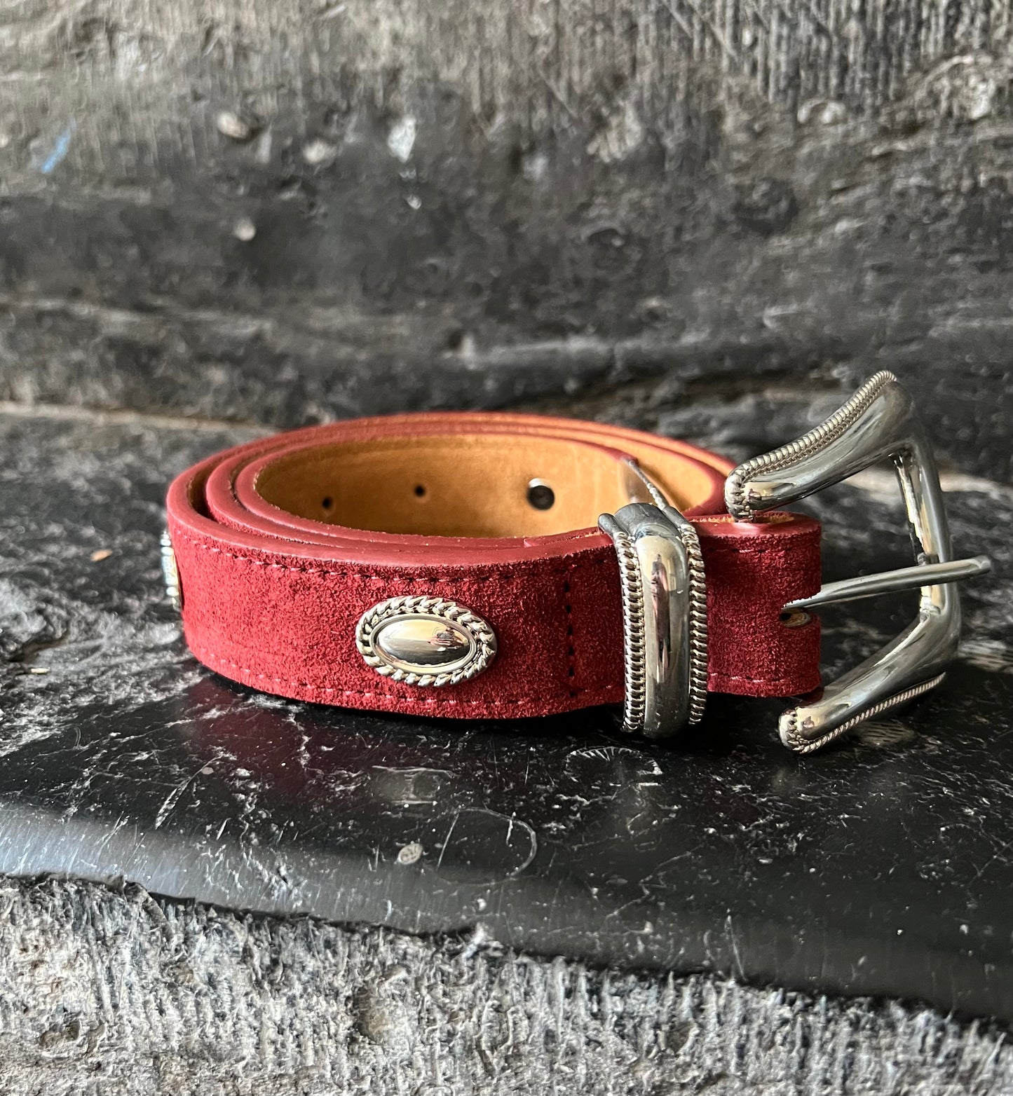 Ceinture WYATT Bordeaux