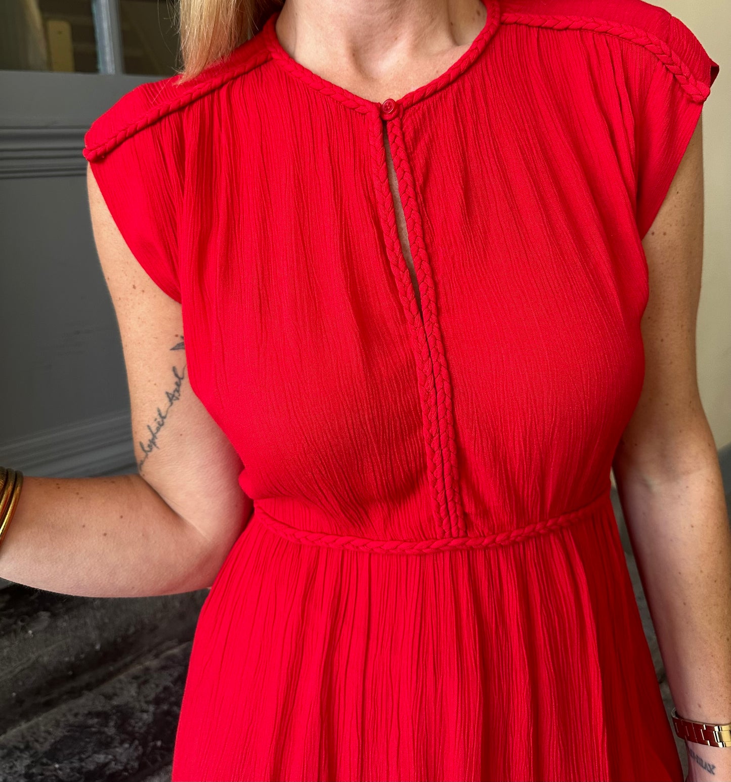 Robe OWESTA Rouge An’ge