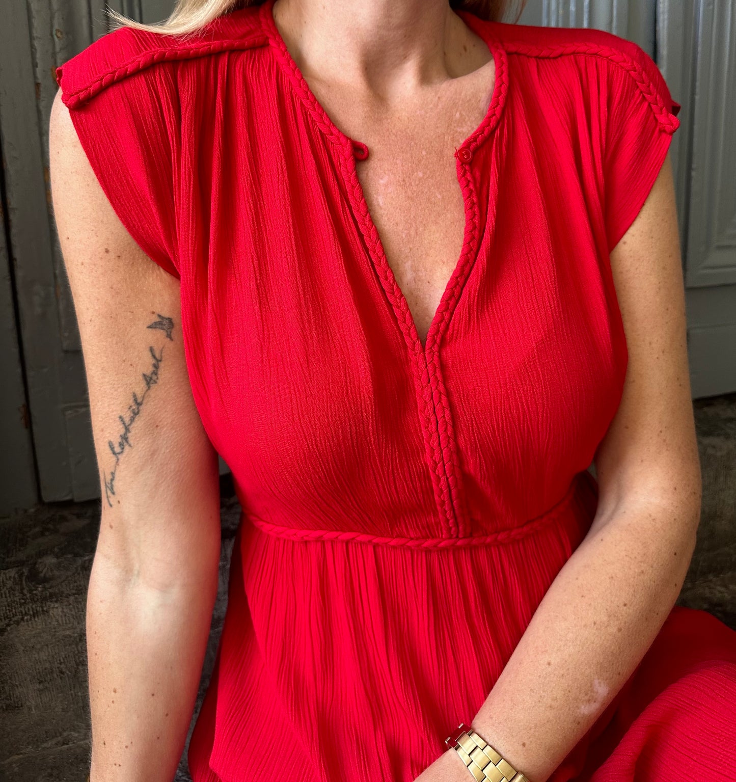 Robe OWESTA Rouge An’ge