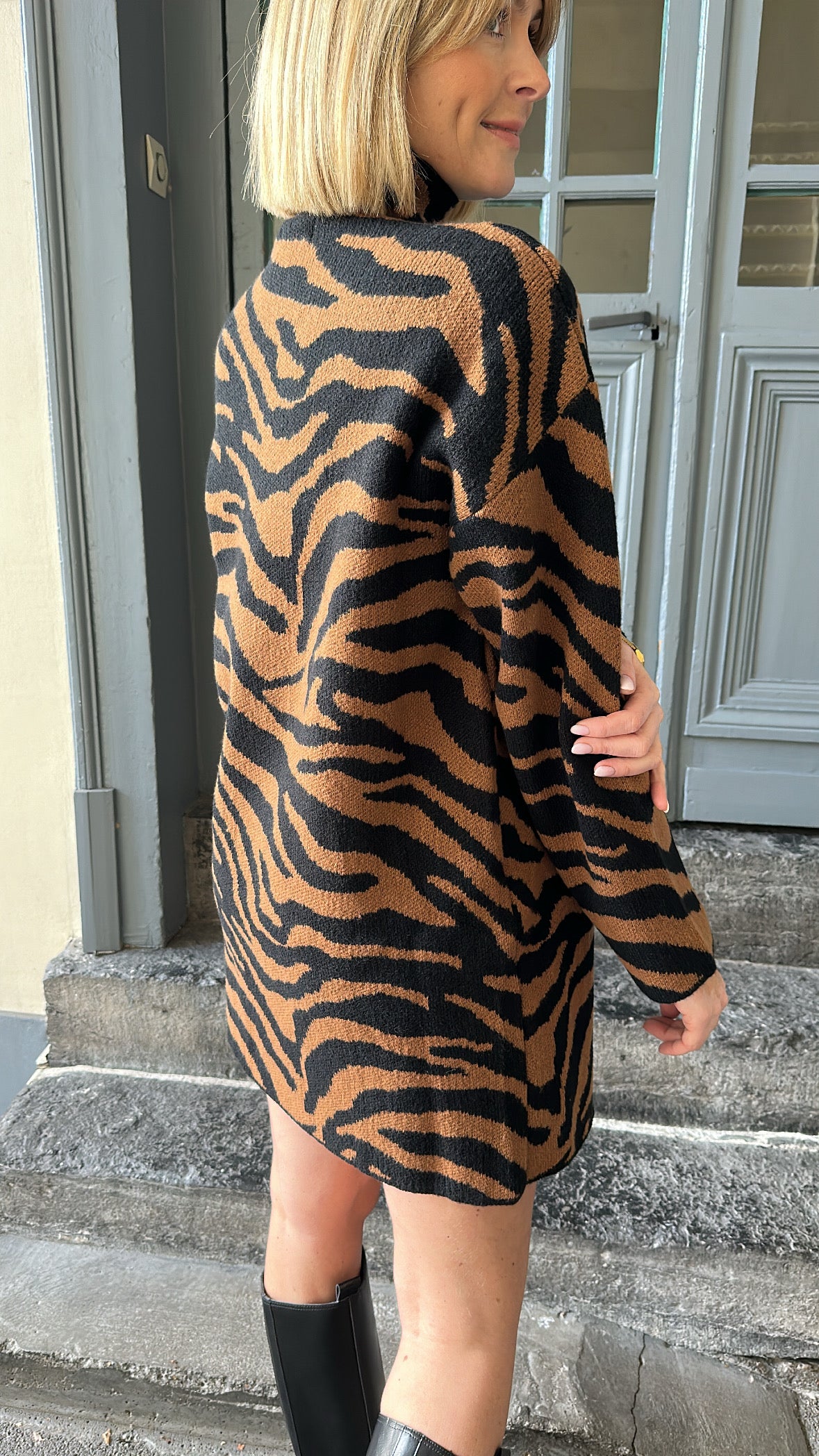 Robe pull ZÉBRA