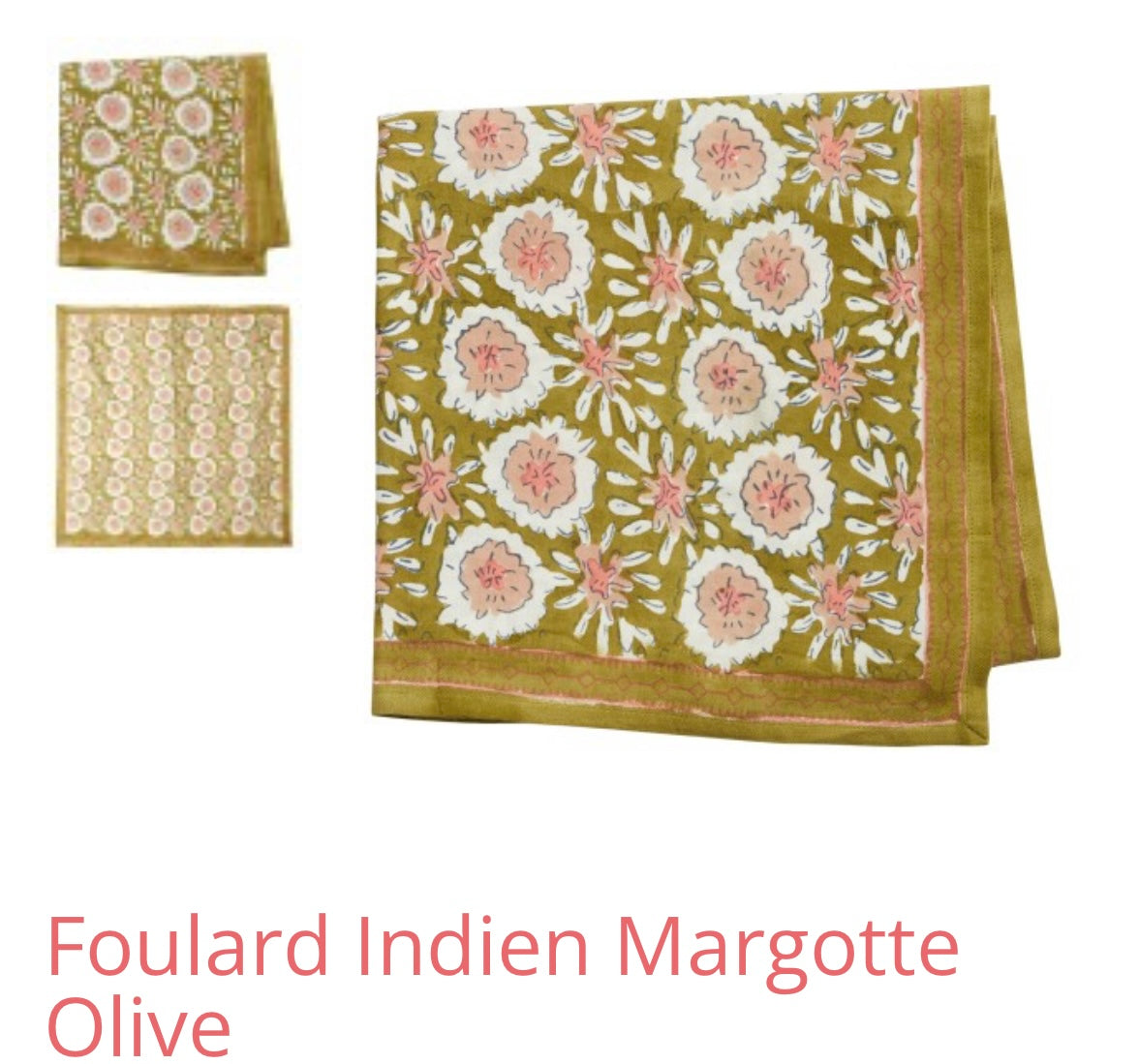 Foulard MARGOTTE Olive