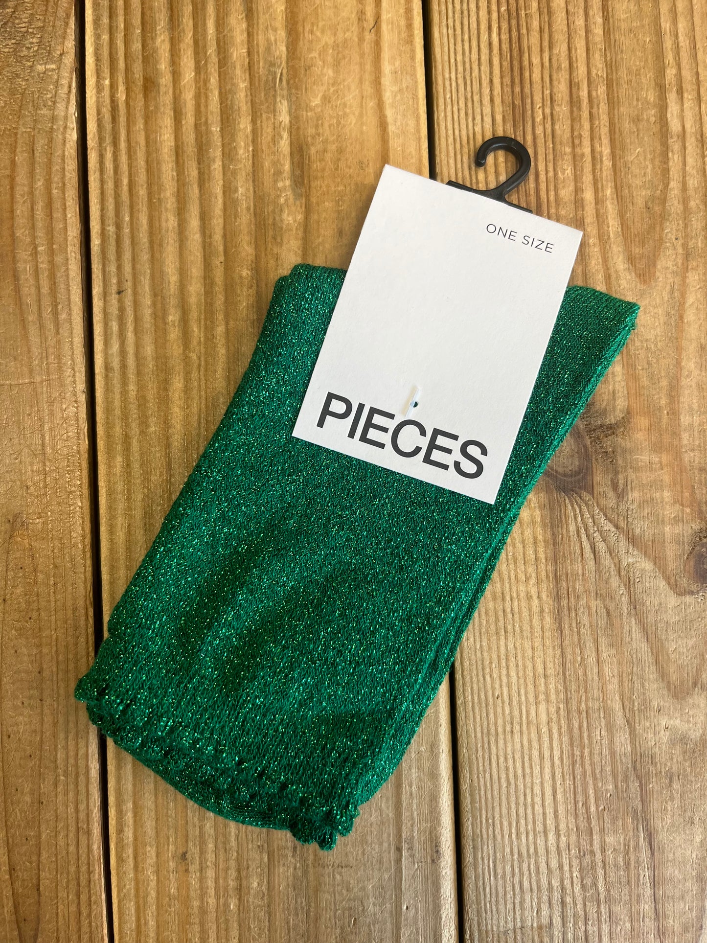Chaussettes GLITTER PIECES Verte foncé