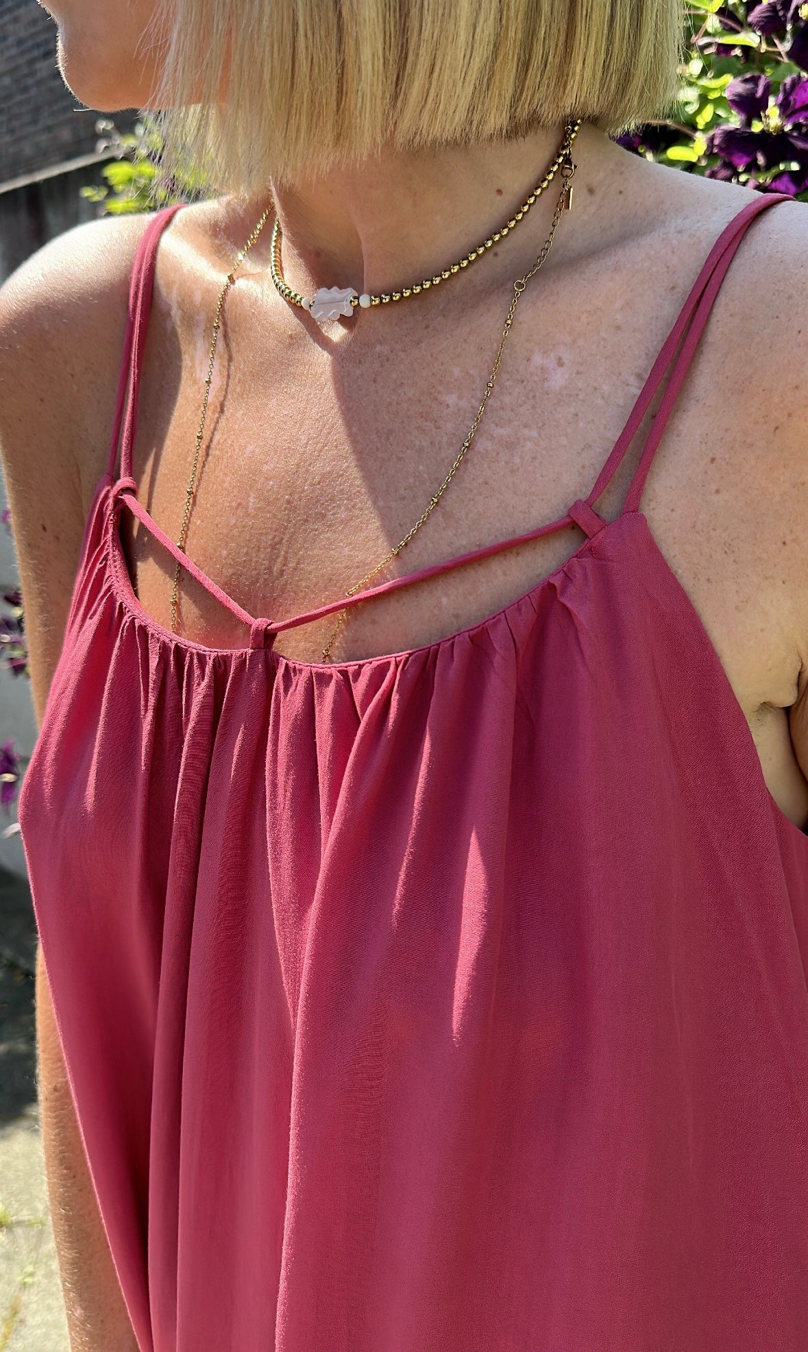 Robe ESTELLE Framboise