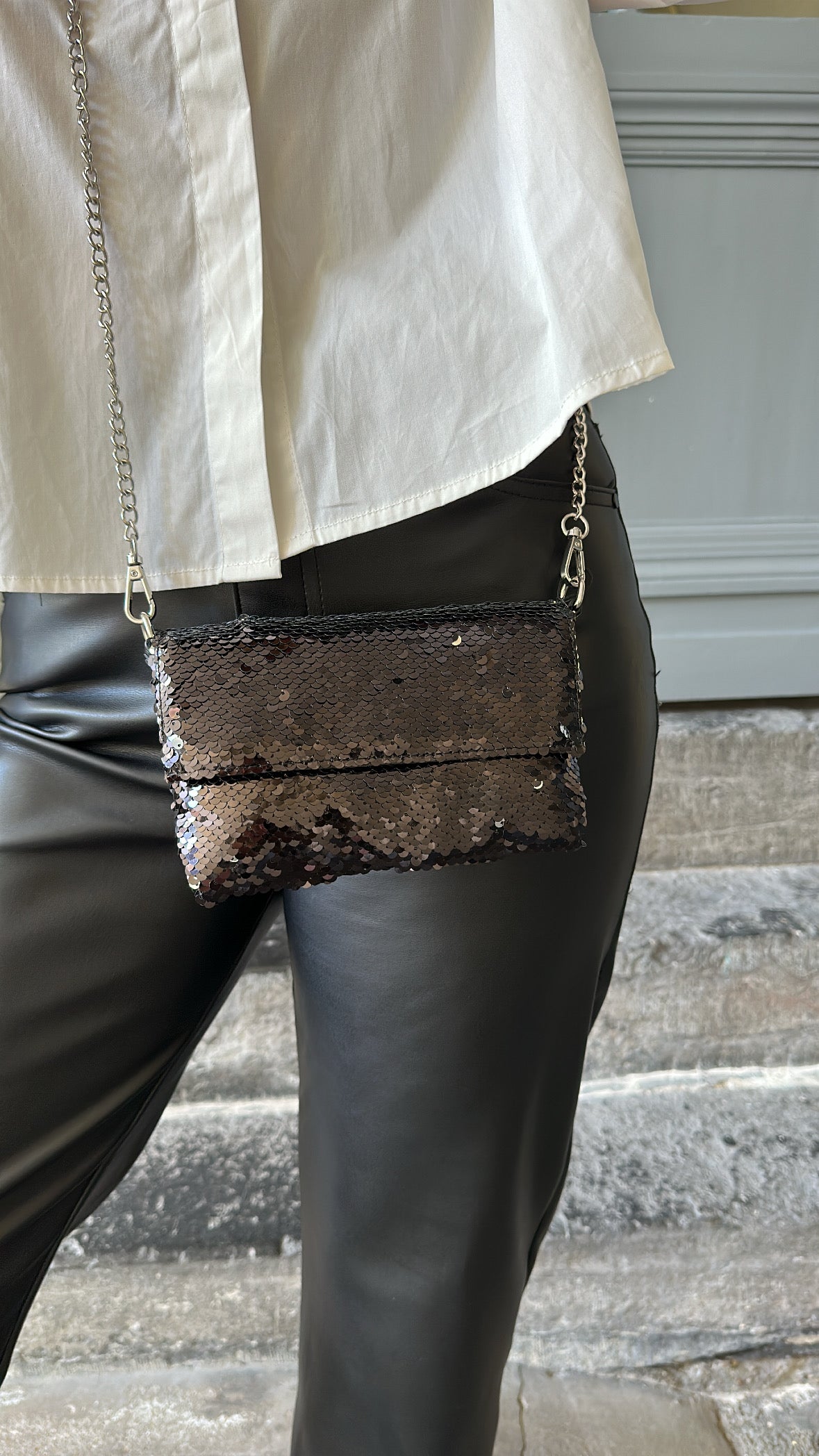 Mini sac à sequins SALINA PIECES