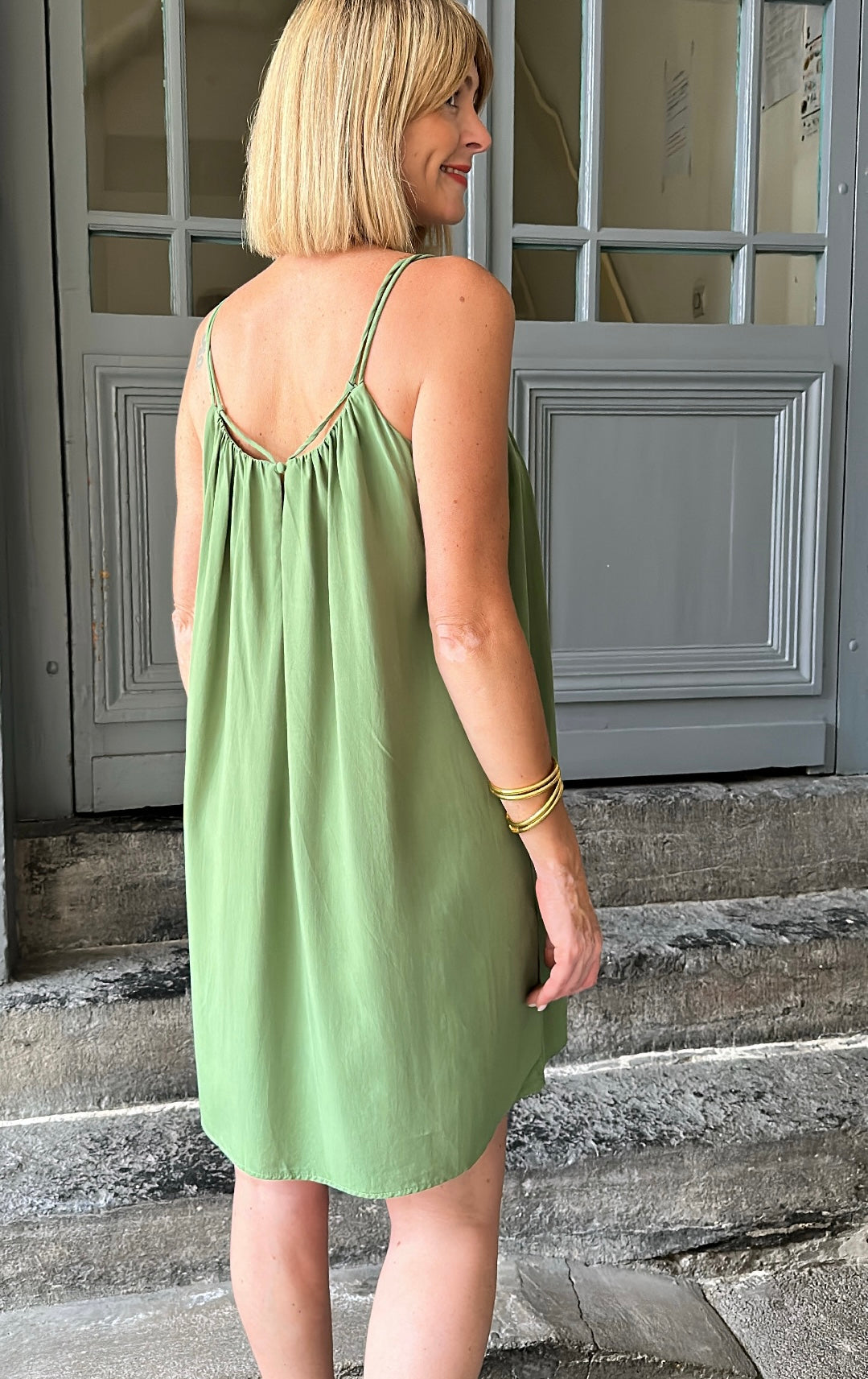 Robe ESTELLE Pistache