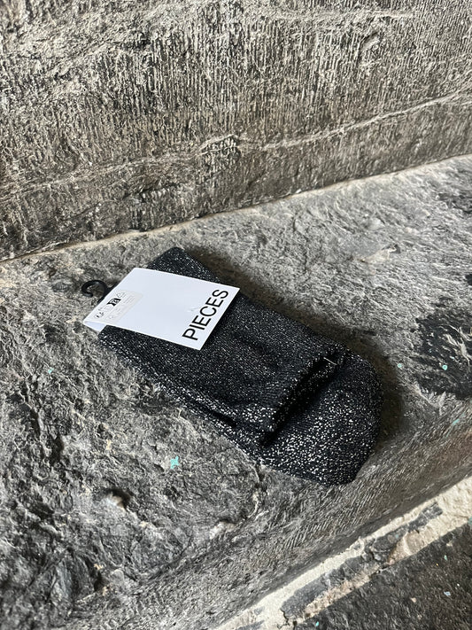 Chaussettes GLITTER PIECES Noir/Argent