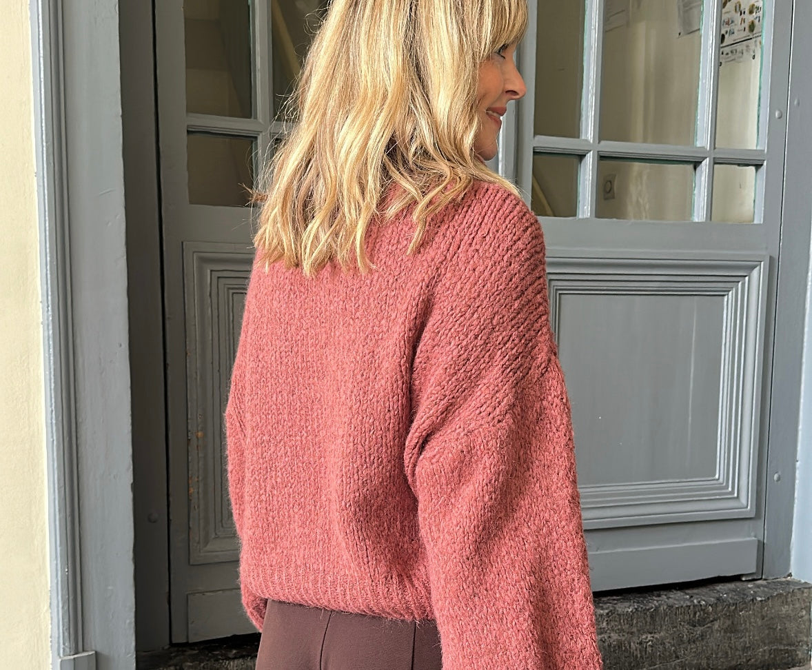 Pull CHARLOTTE Bois de rose