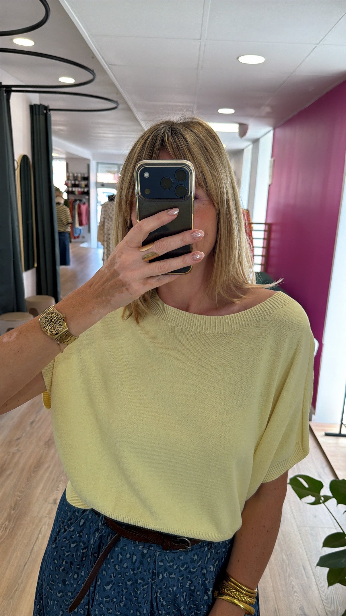 Pull LILOU Jaune