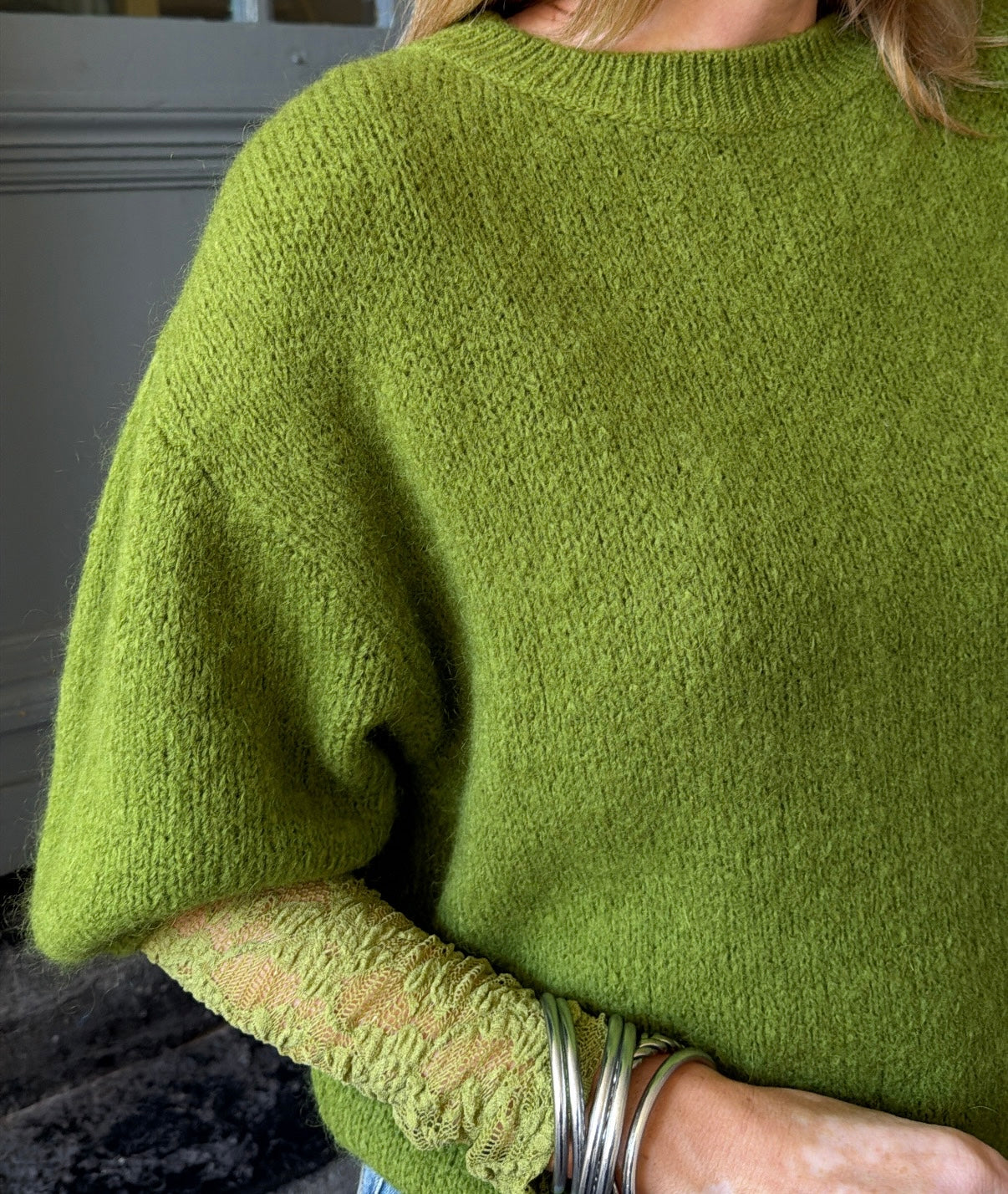 Pull YANNICK Vert pistache