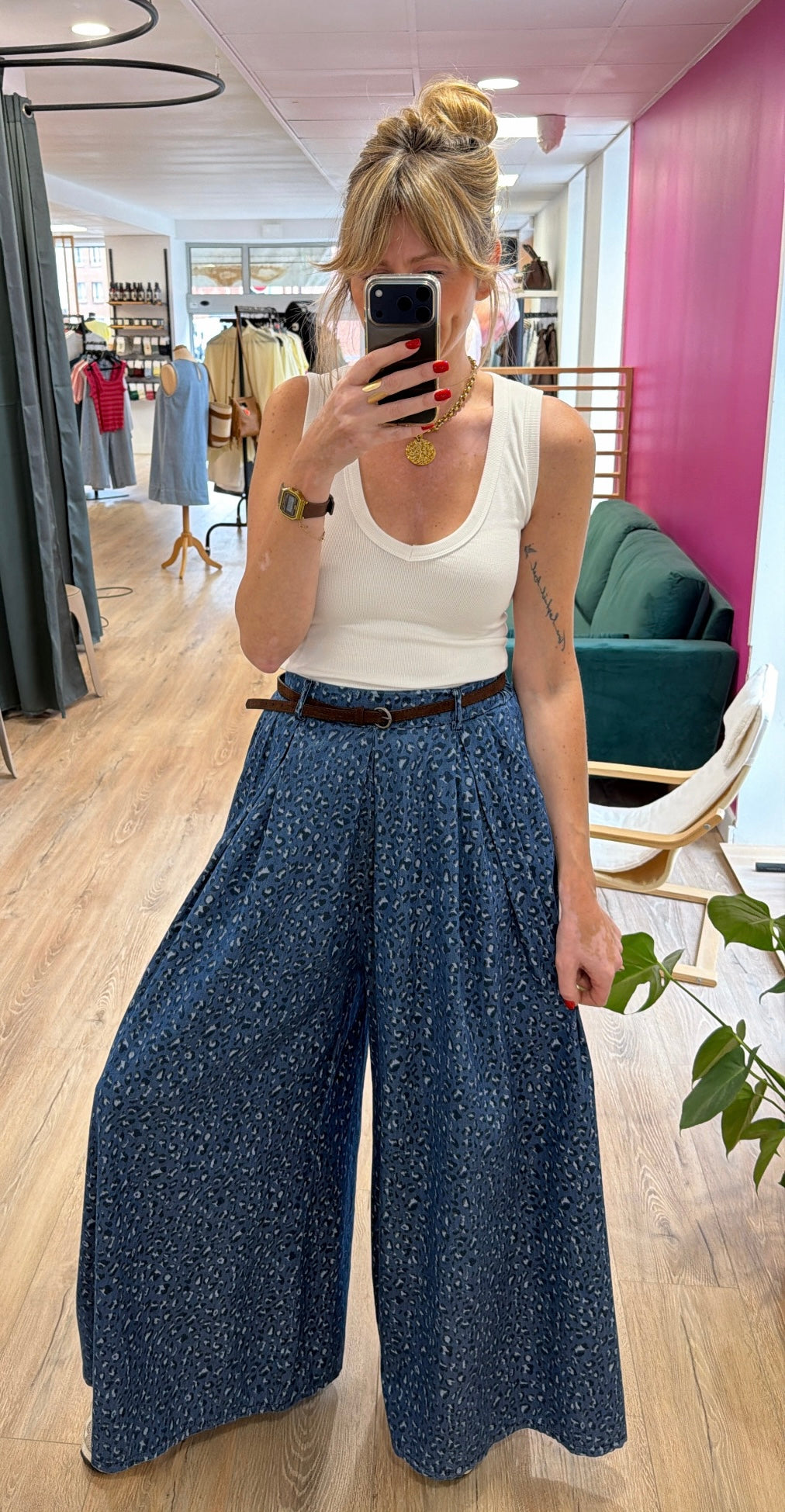 Jupe culotte EMY Léopard