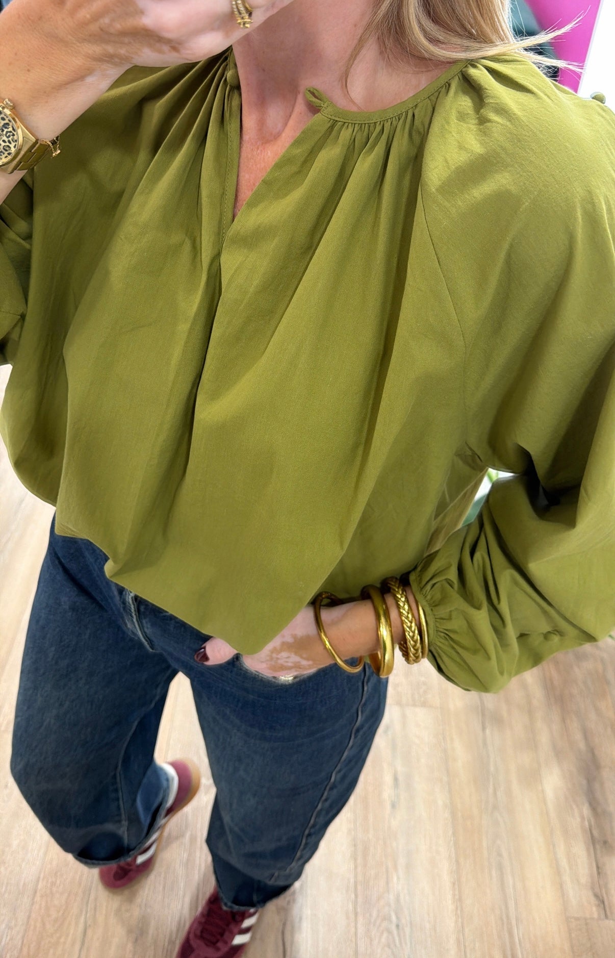 Blouse TATIANA Olive