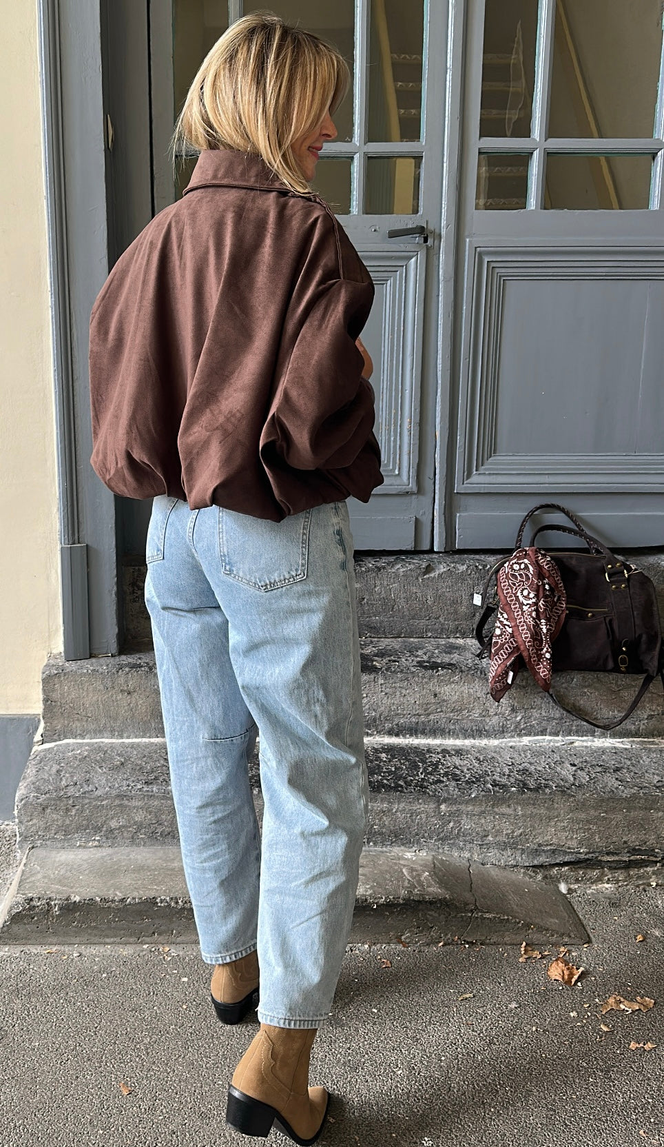 Bomber LINA chocolat