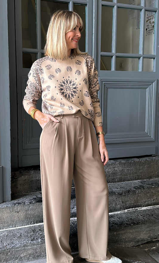 Pantalon MARCEAU Taupe