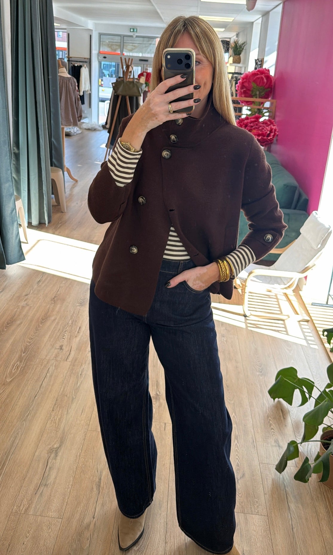 Gilet NINON Chocolat