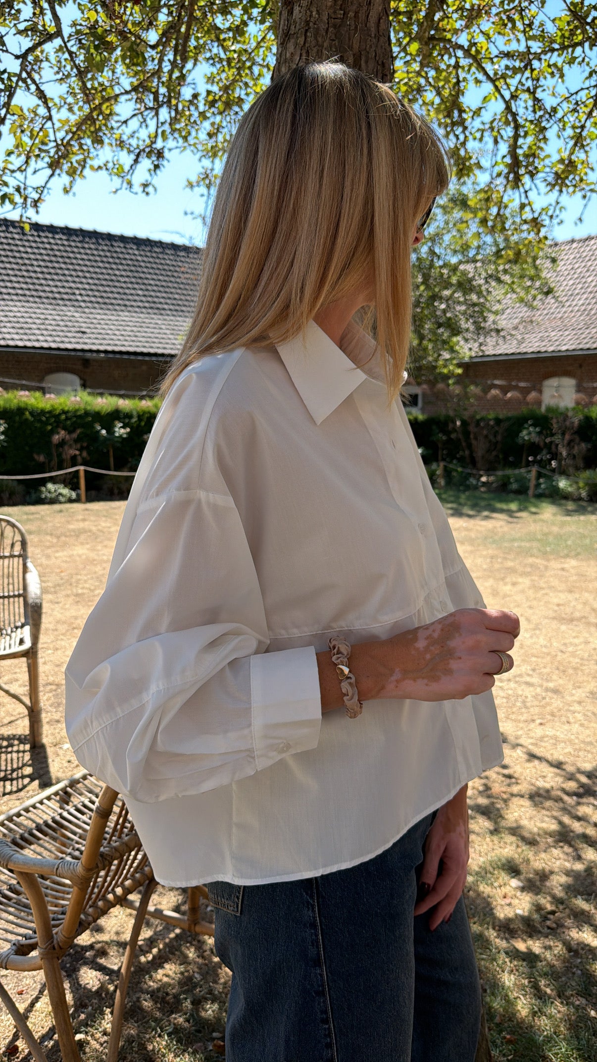 Chemise LEA Blanc cassé