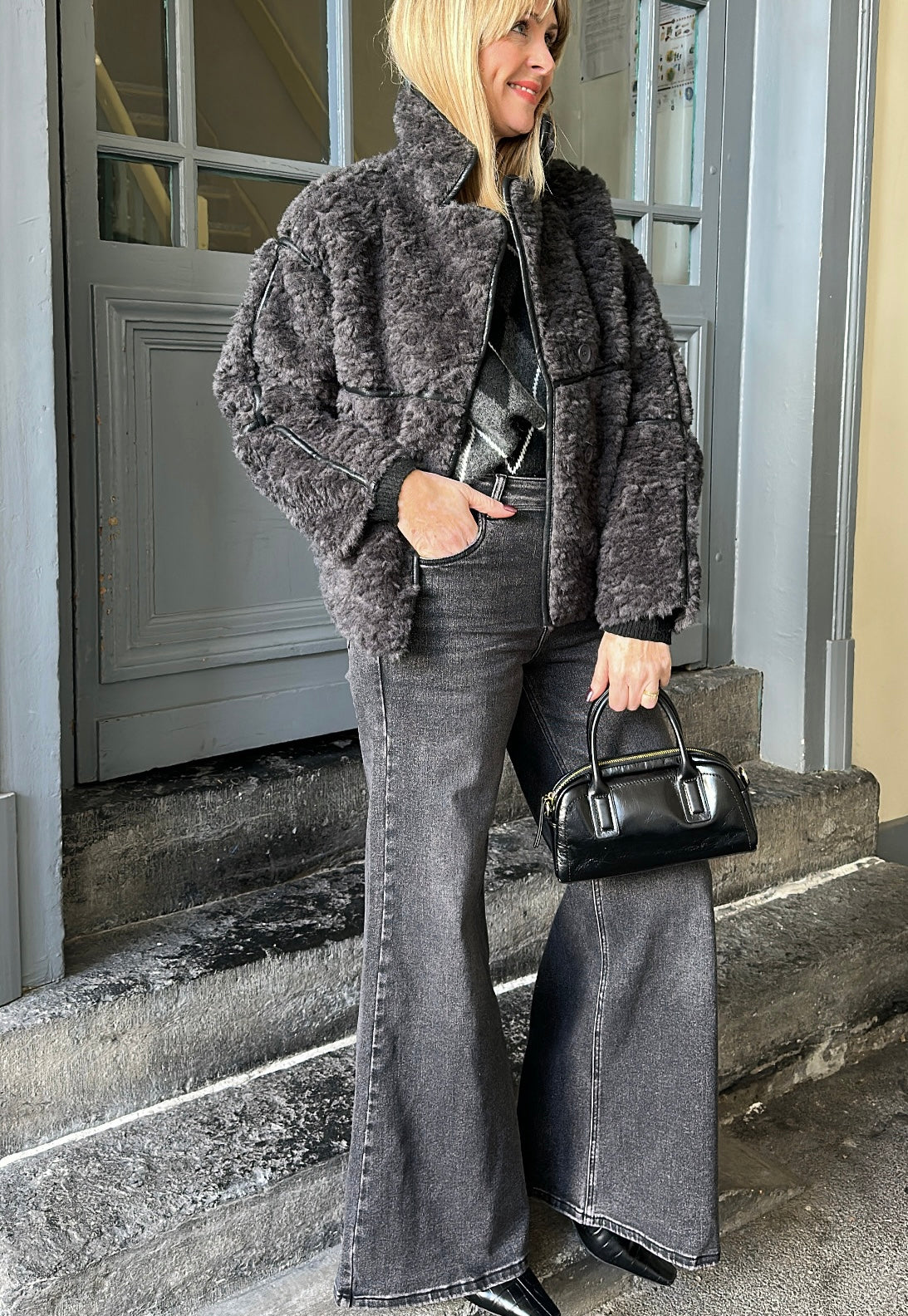 Jean Extra Wide AYDEN Gris