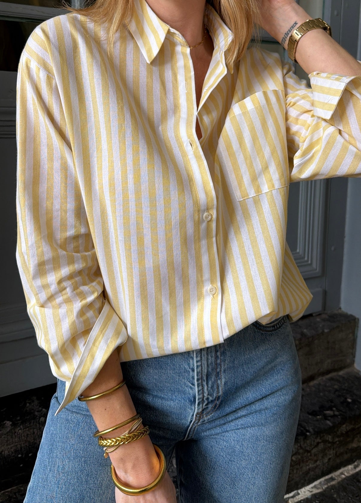 Chemise DORINE jaune