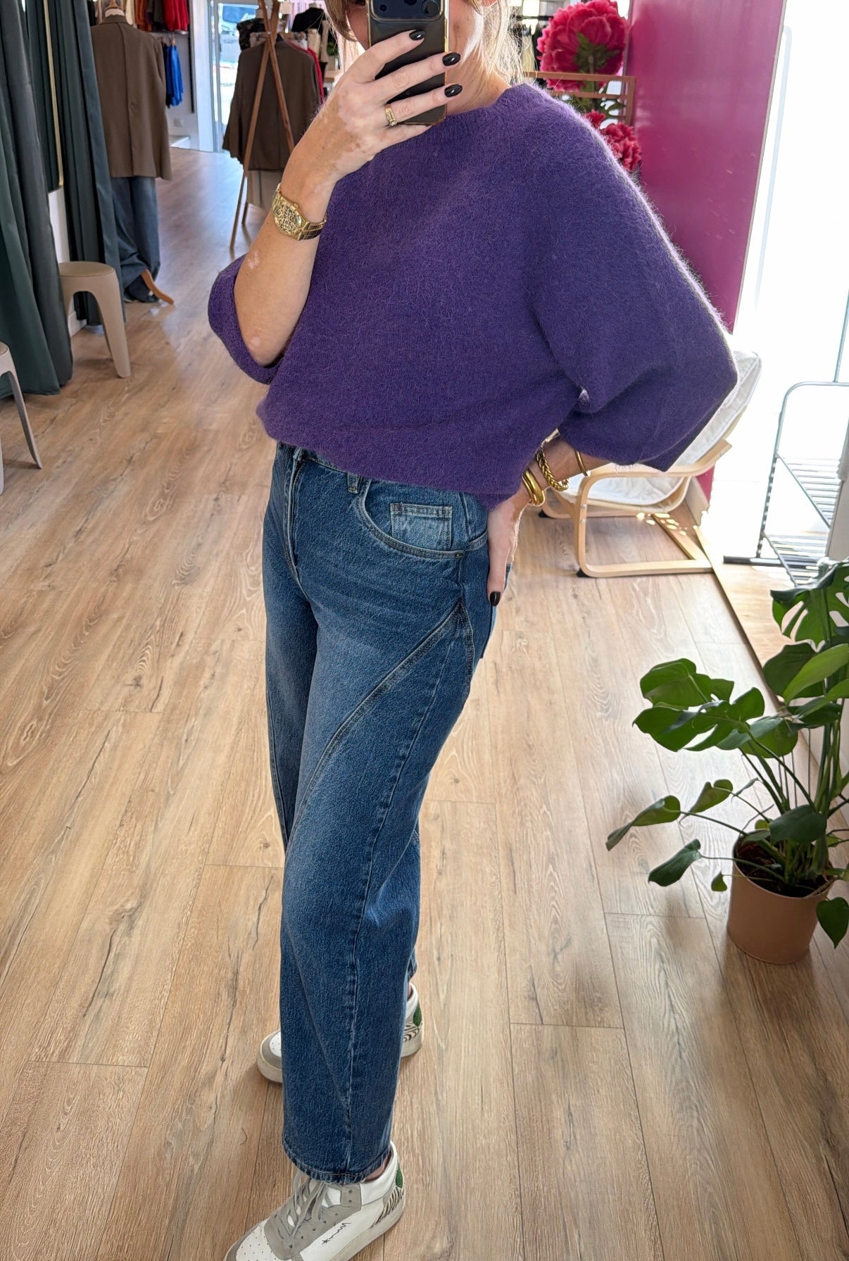 Jean ballon TIAGO Bleu denim