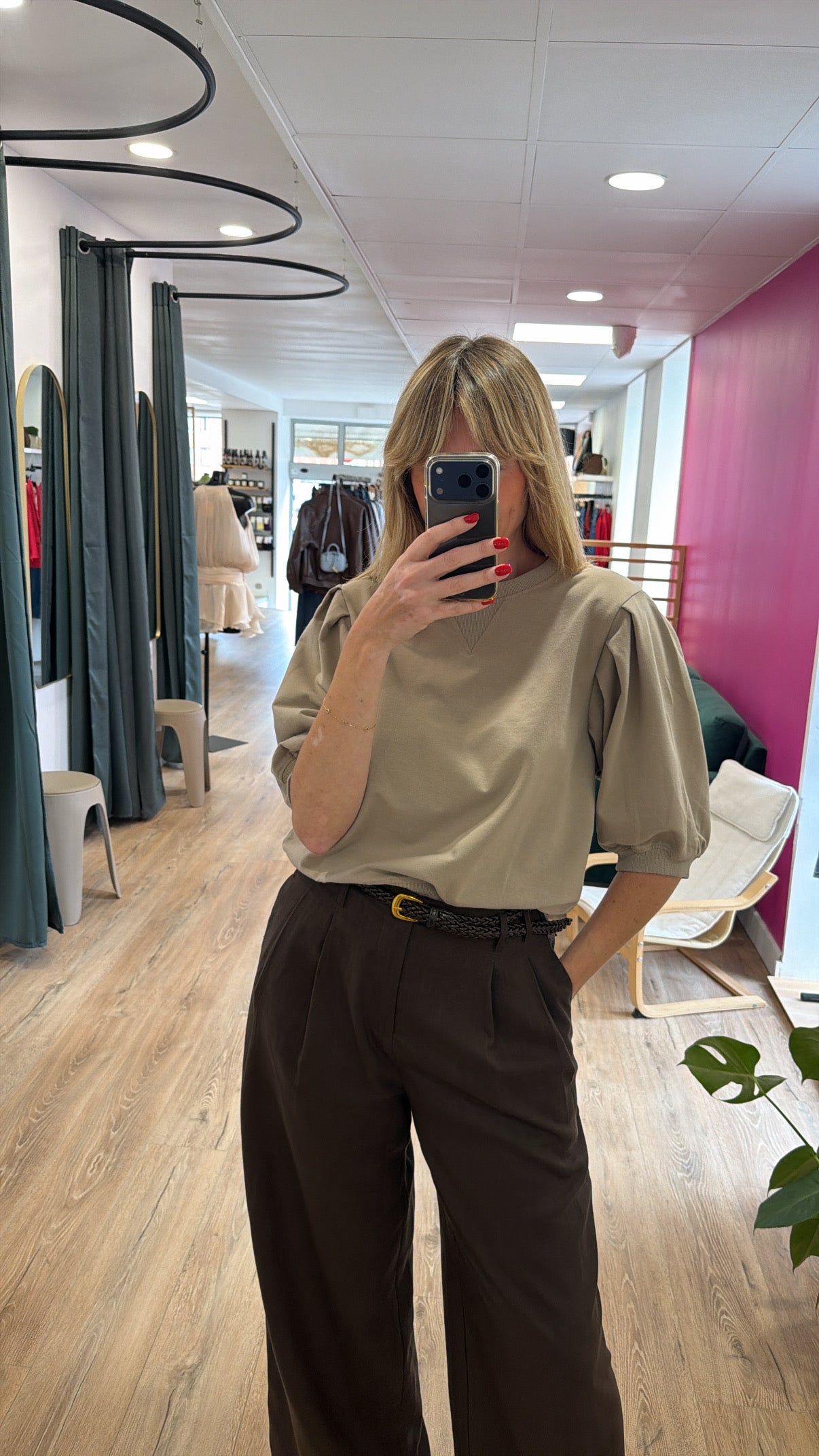 Sweat ALEXANDRE Taupe