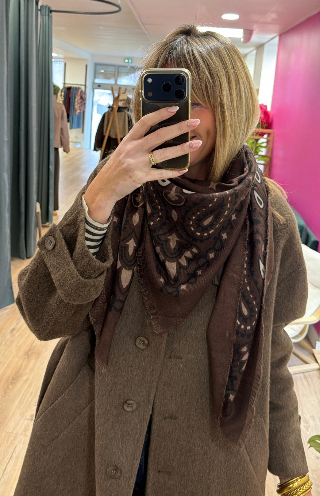 Écharpe LOUNA Chocolat