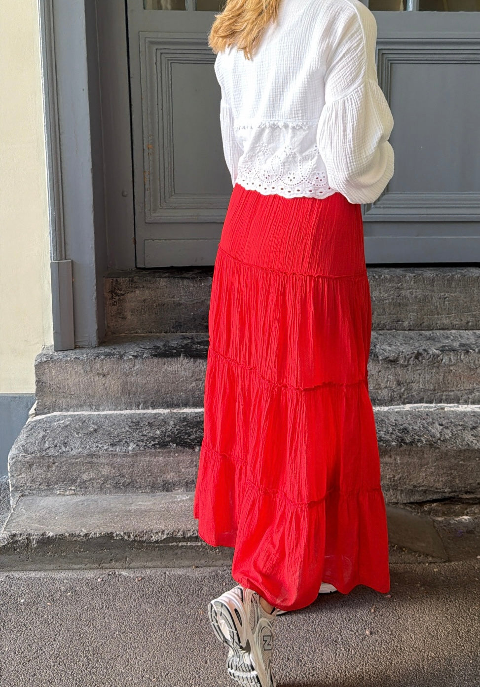 Jupe CHRISTALE Rouge