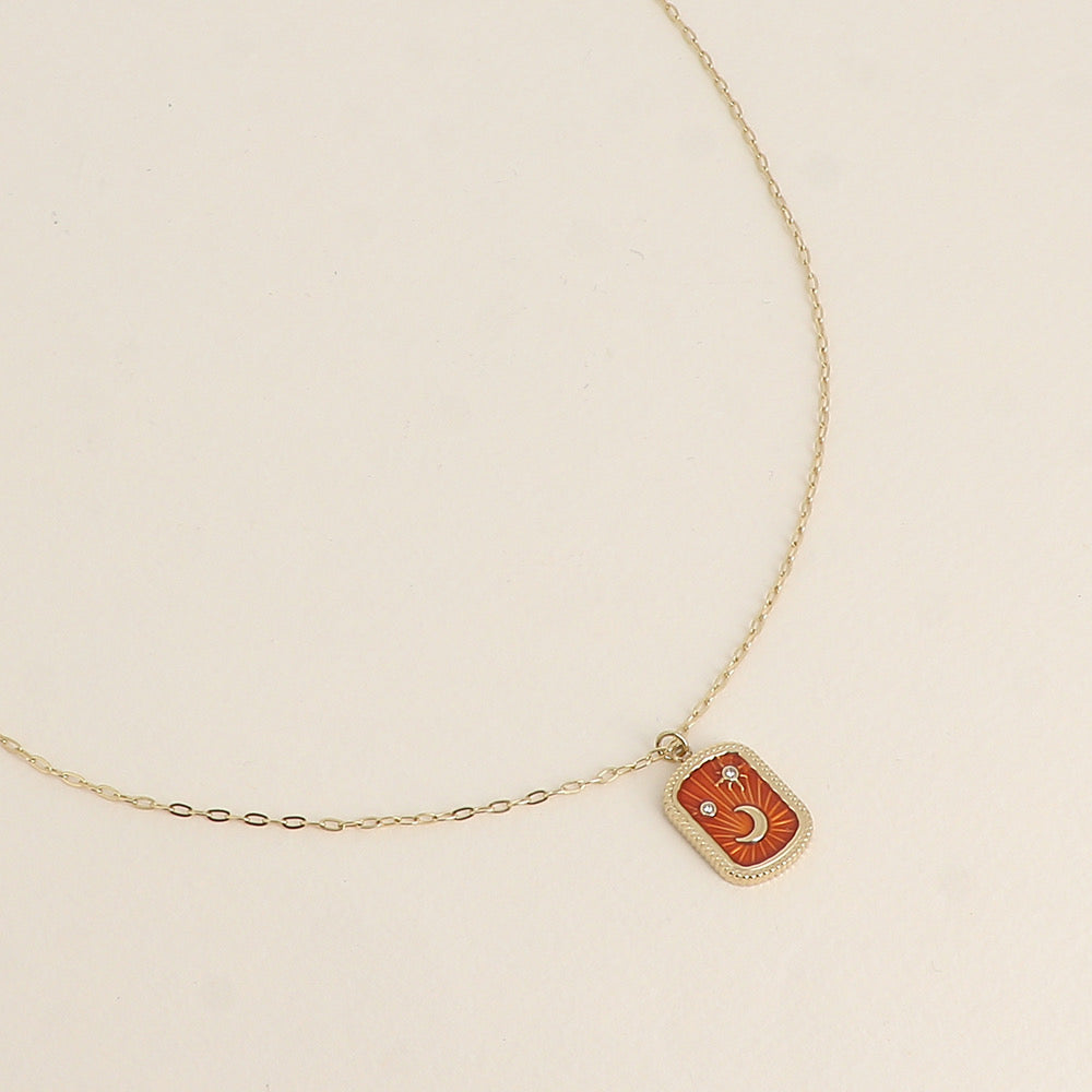Collier LUNA Orange