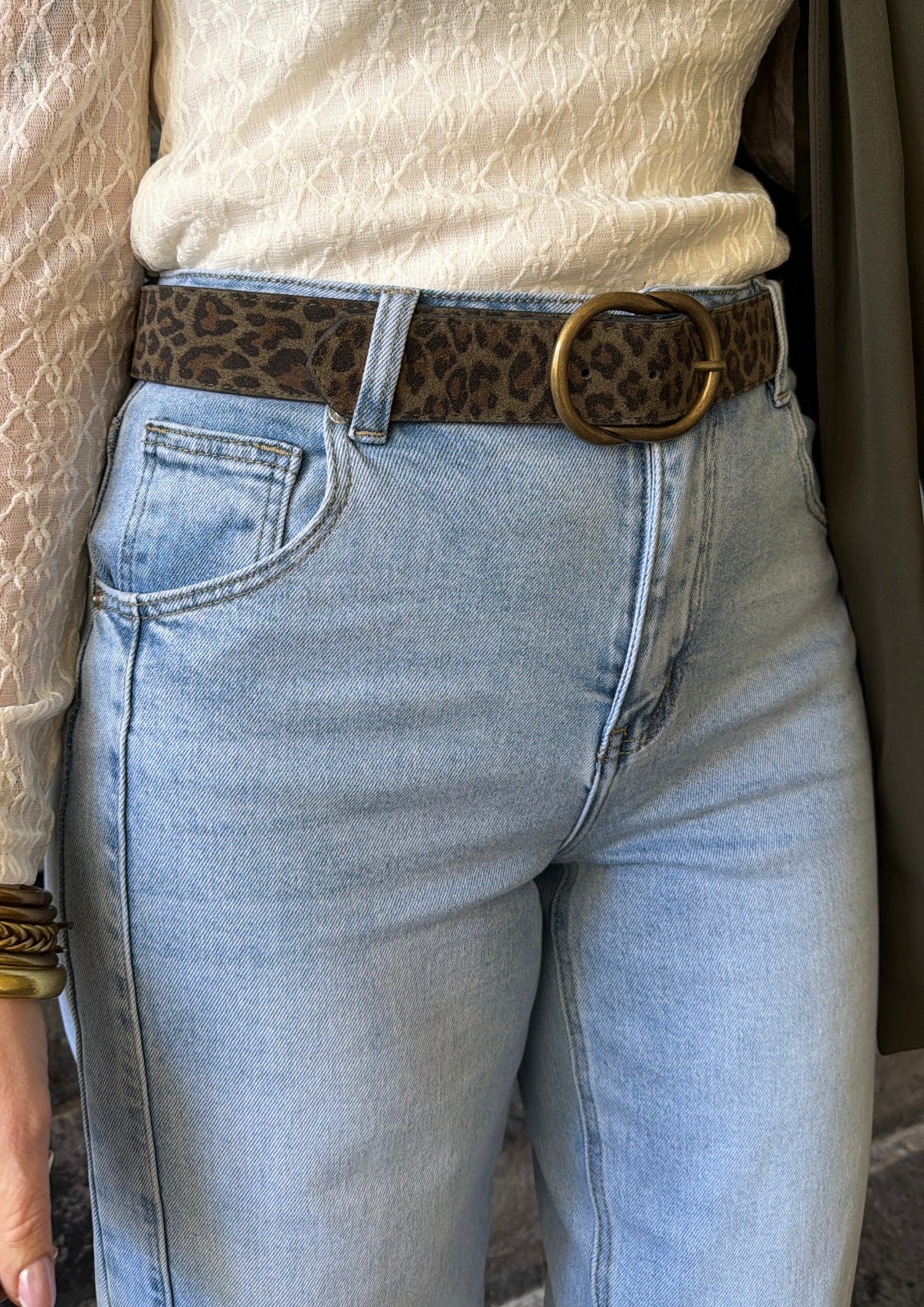 Jean ballon ISAURE Denim clair