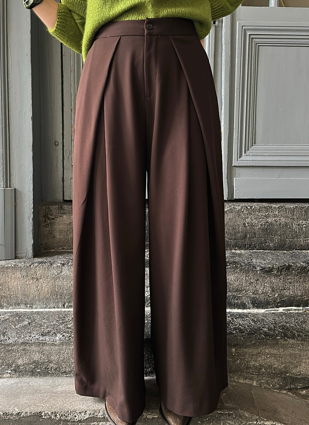 Pantalon TRISTAN Marron